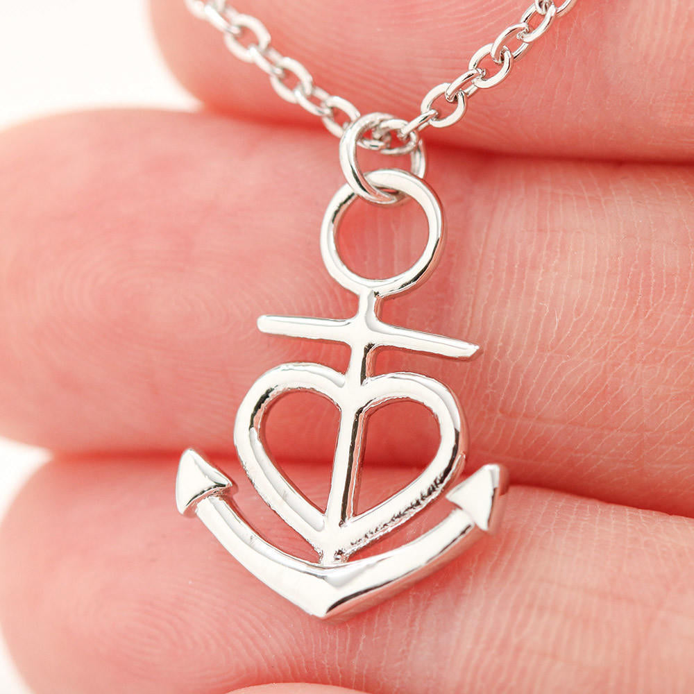 Italian Pride Anchor Necklace