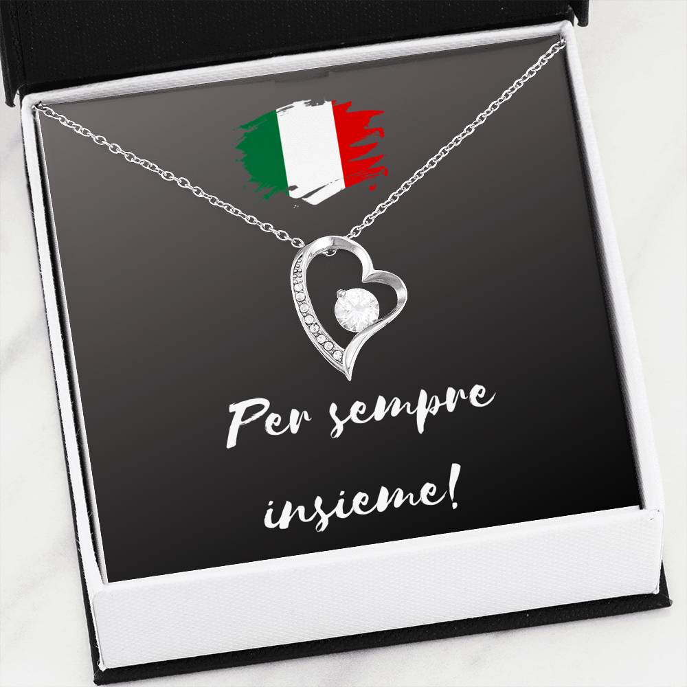 Per Sempre Insieme Heart Necklace