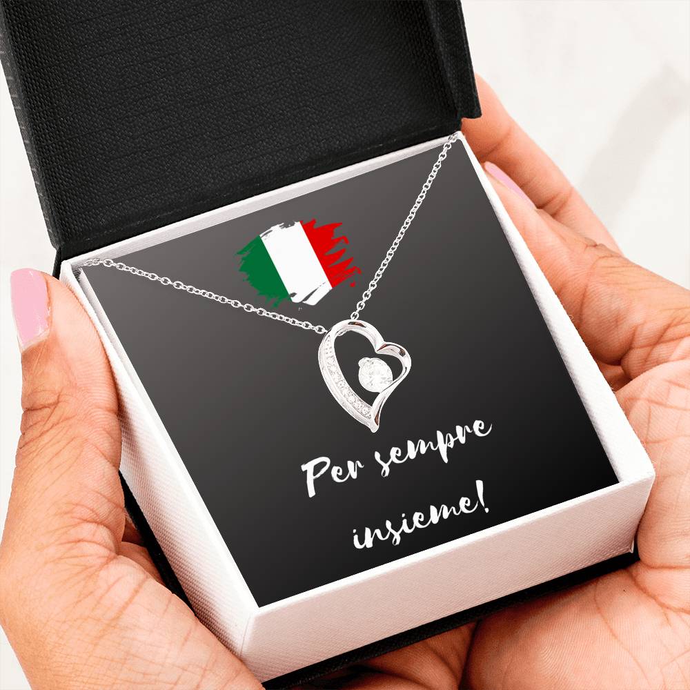 Per Sempre Insieme Heart Necklace