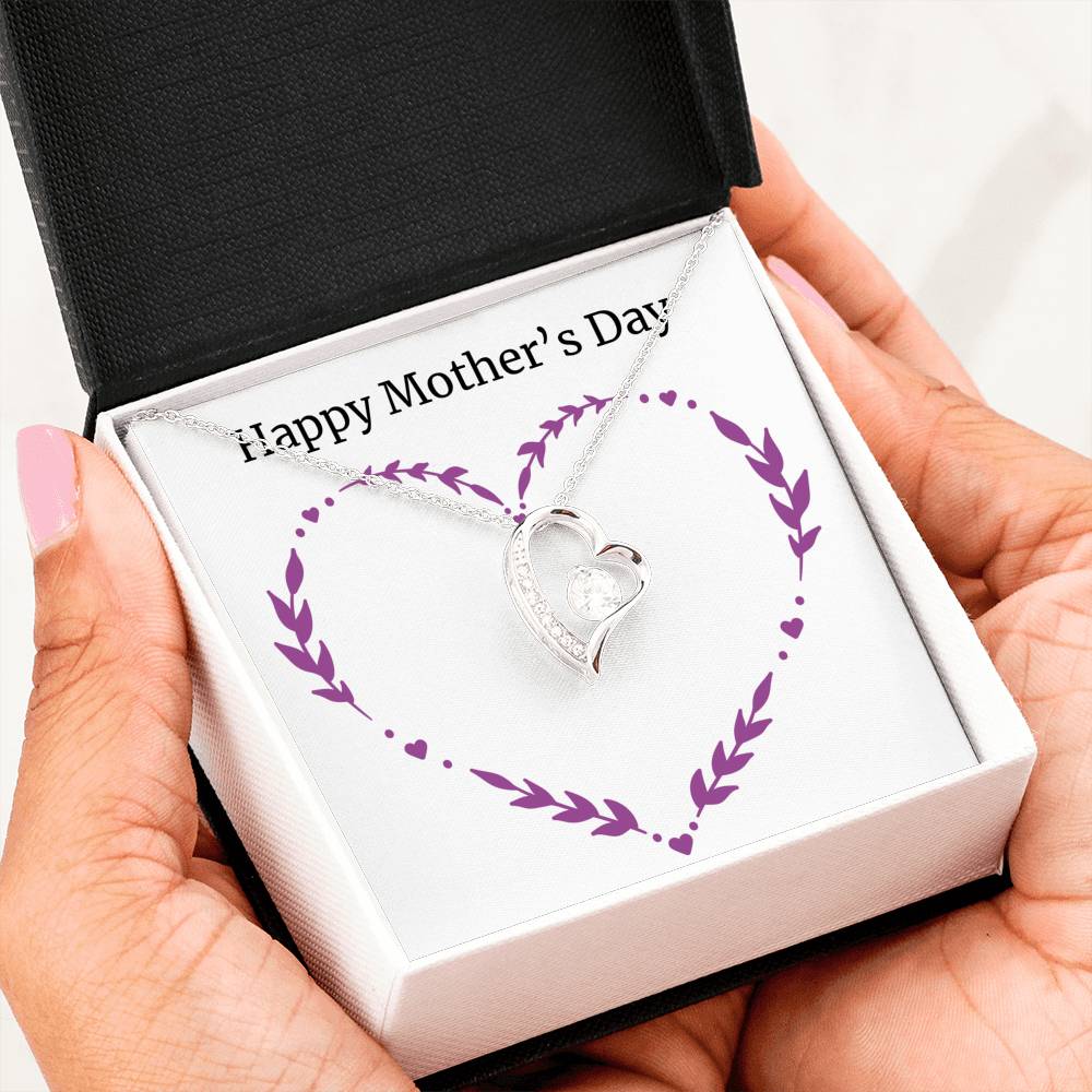 Happy Mother's Day Heart Necklace