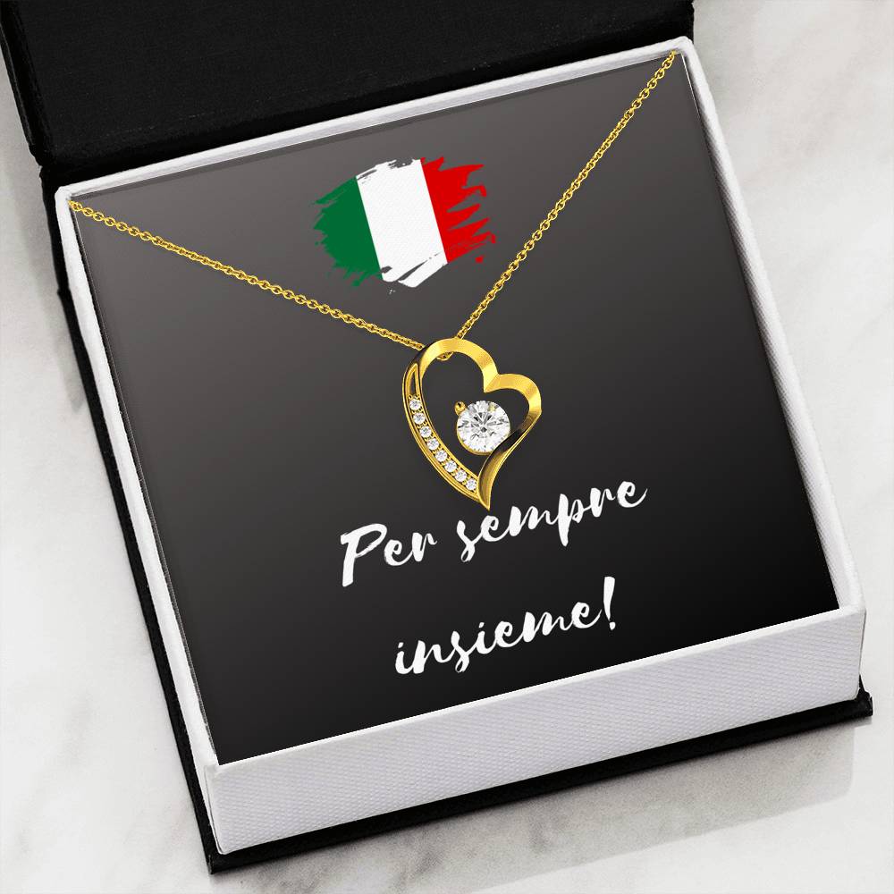Per Sempre Insieme Heart Necklace