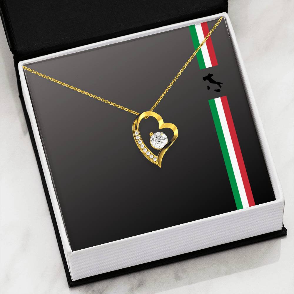 Italian Pride Forever Love Necklace