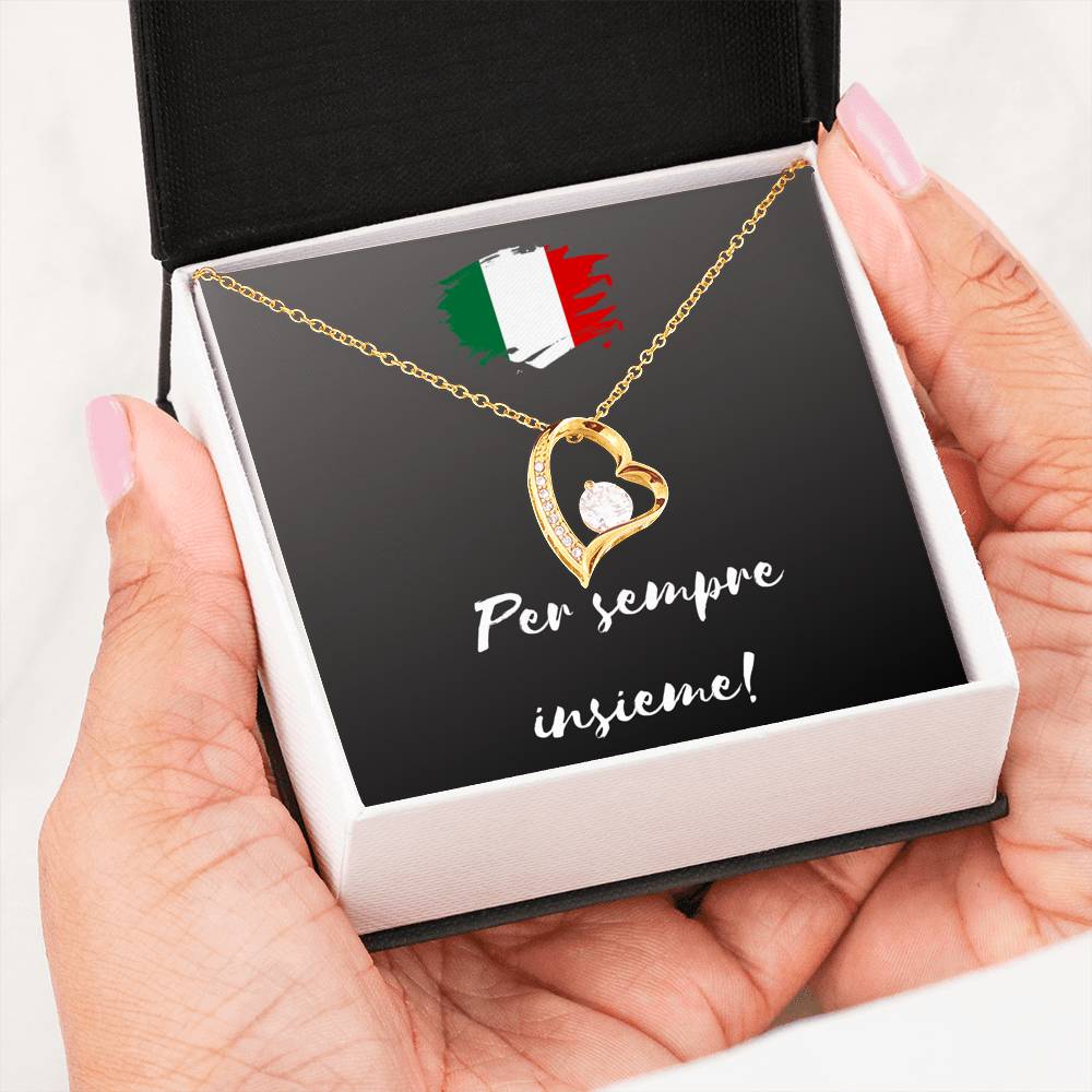 Per Sempre Insieme Heart Necklace