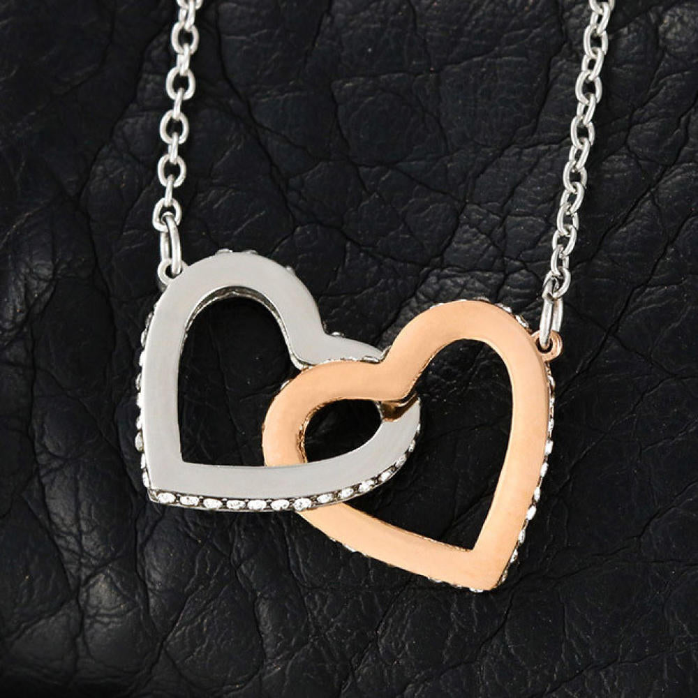 Italian Pride Interlocking Hearts Necklace