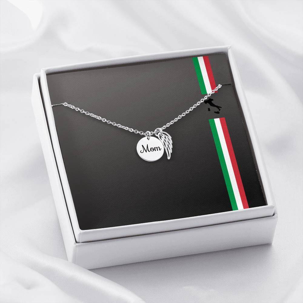 Italian Pride Mom Remembrance Necklace