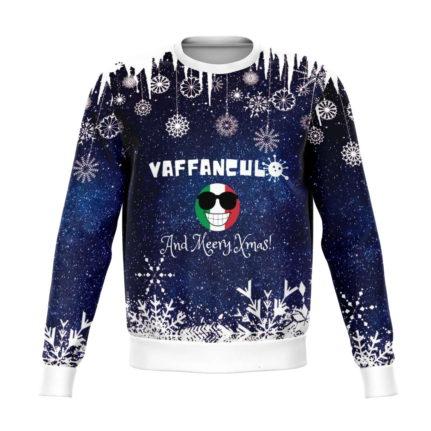 Vaffanculo Galaxy Ugly Xmas Sweatshirt