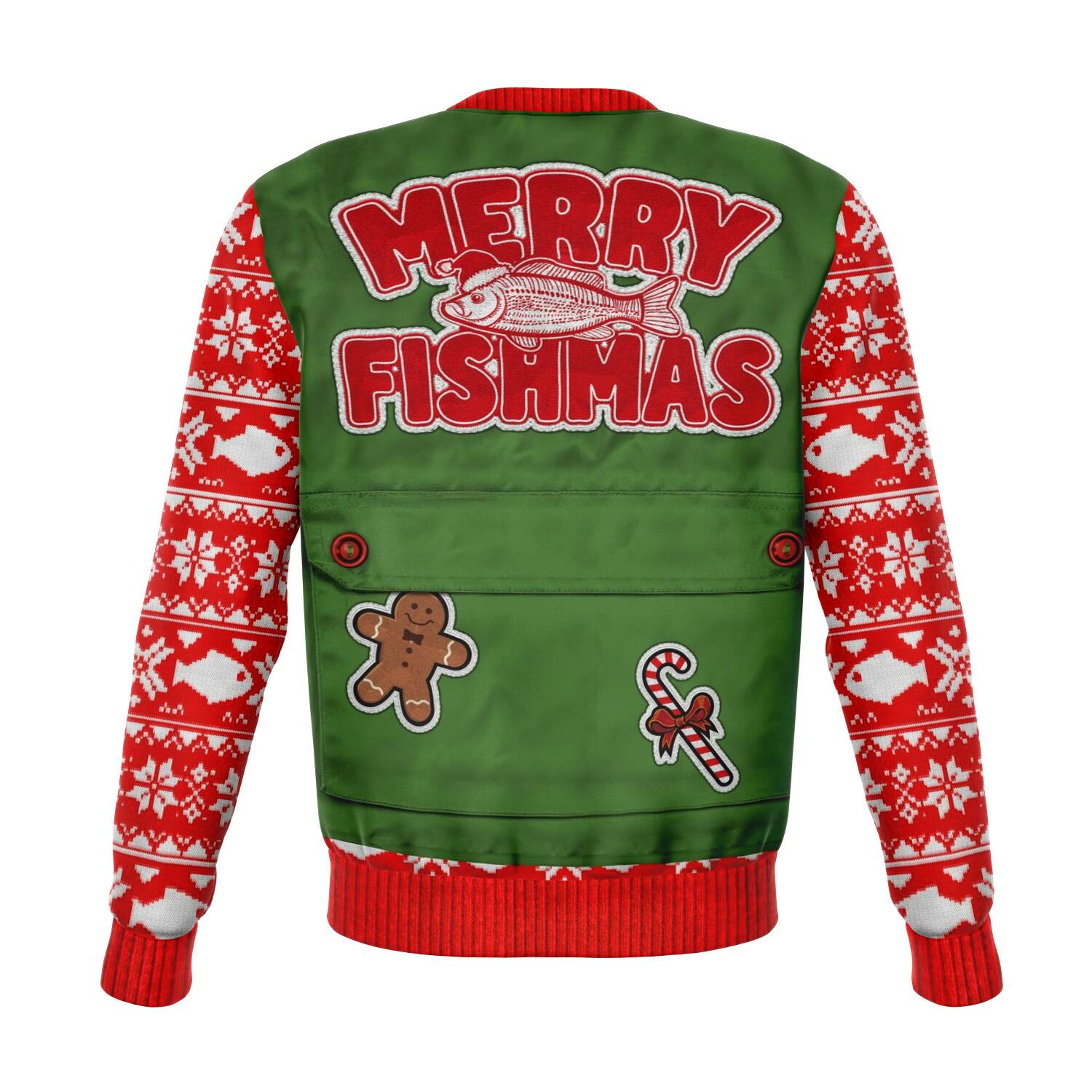 Merry Fishmas Ugly Xmas Sweatshirt