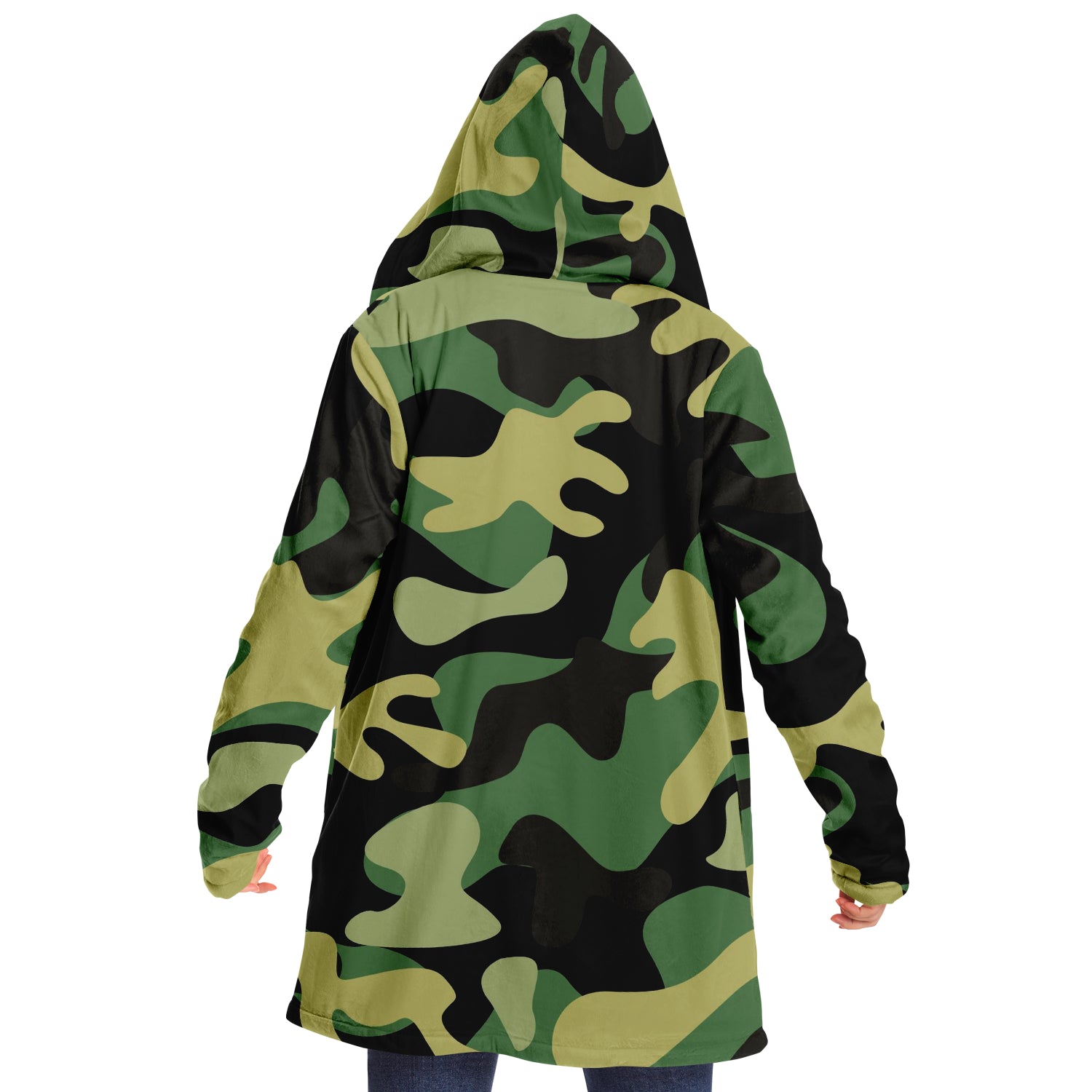 Italia Gren Camo Microfleece Cloak