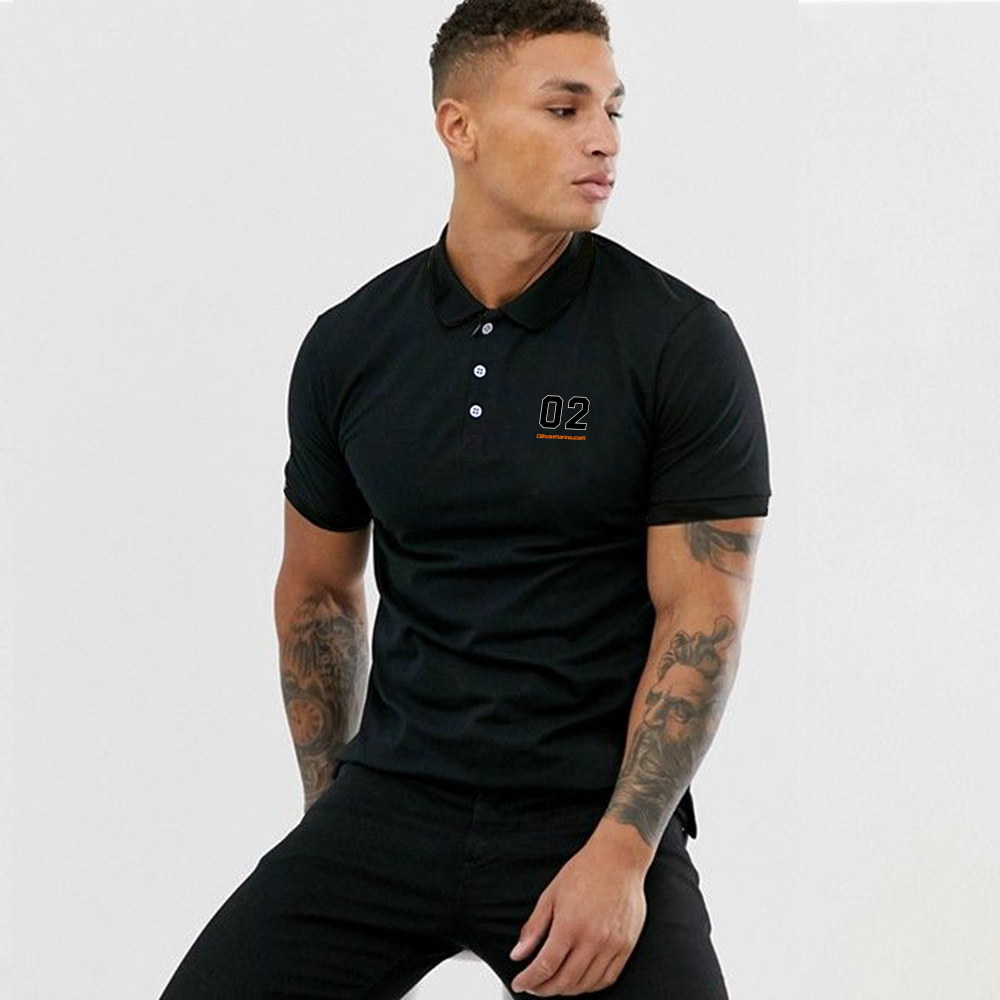 02 Men Polo Shirt Short Sleeve