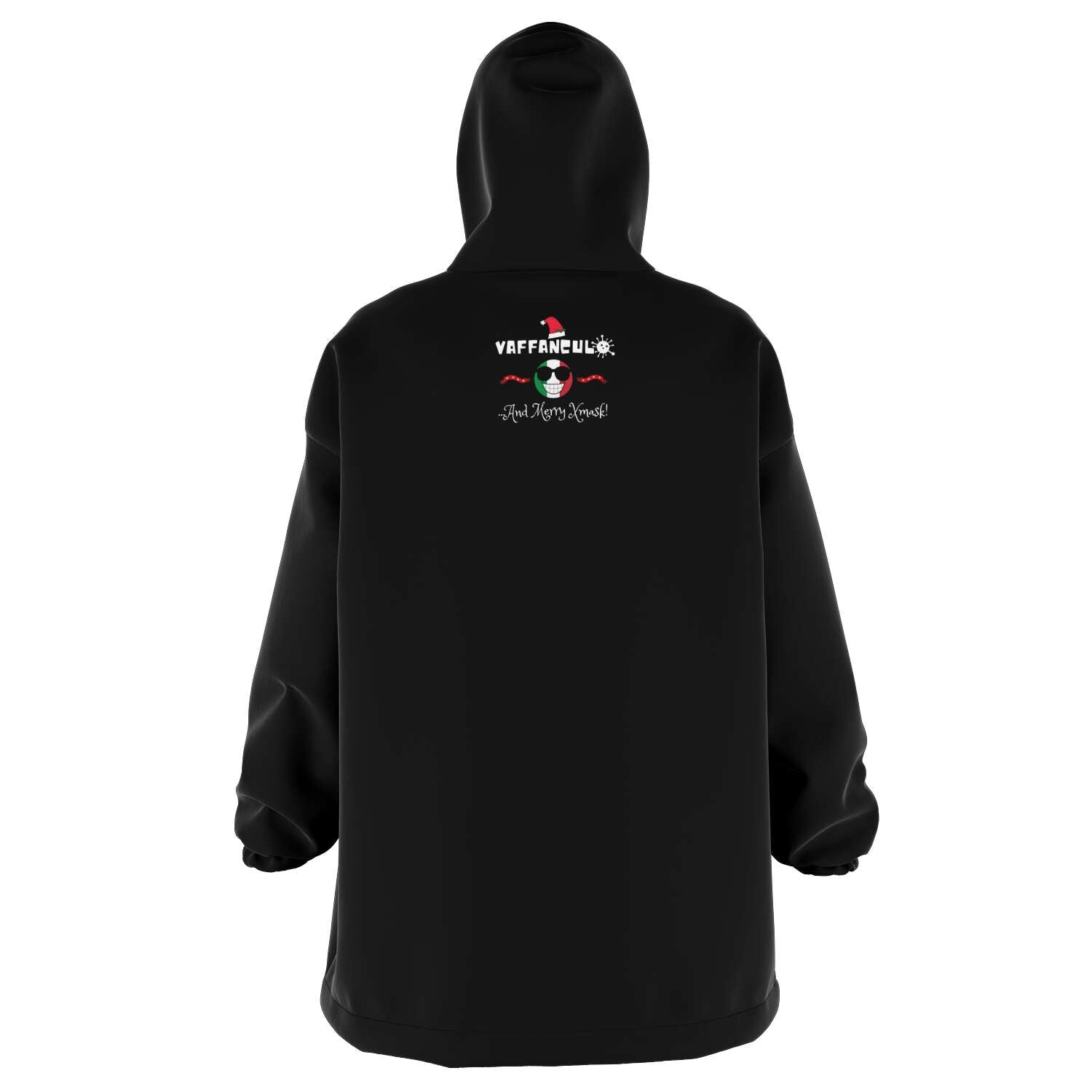 Vaffanculo And Merry Xmask Snug Hoodie