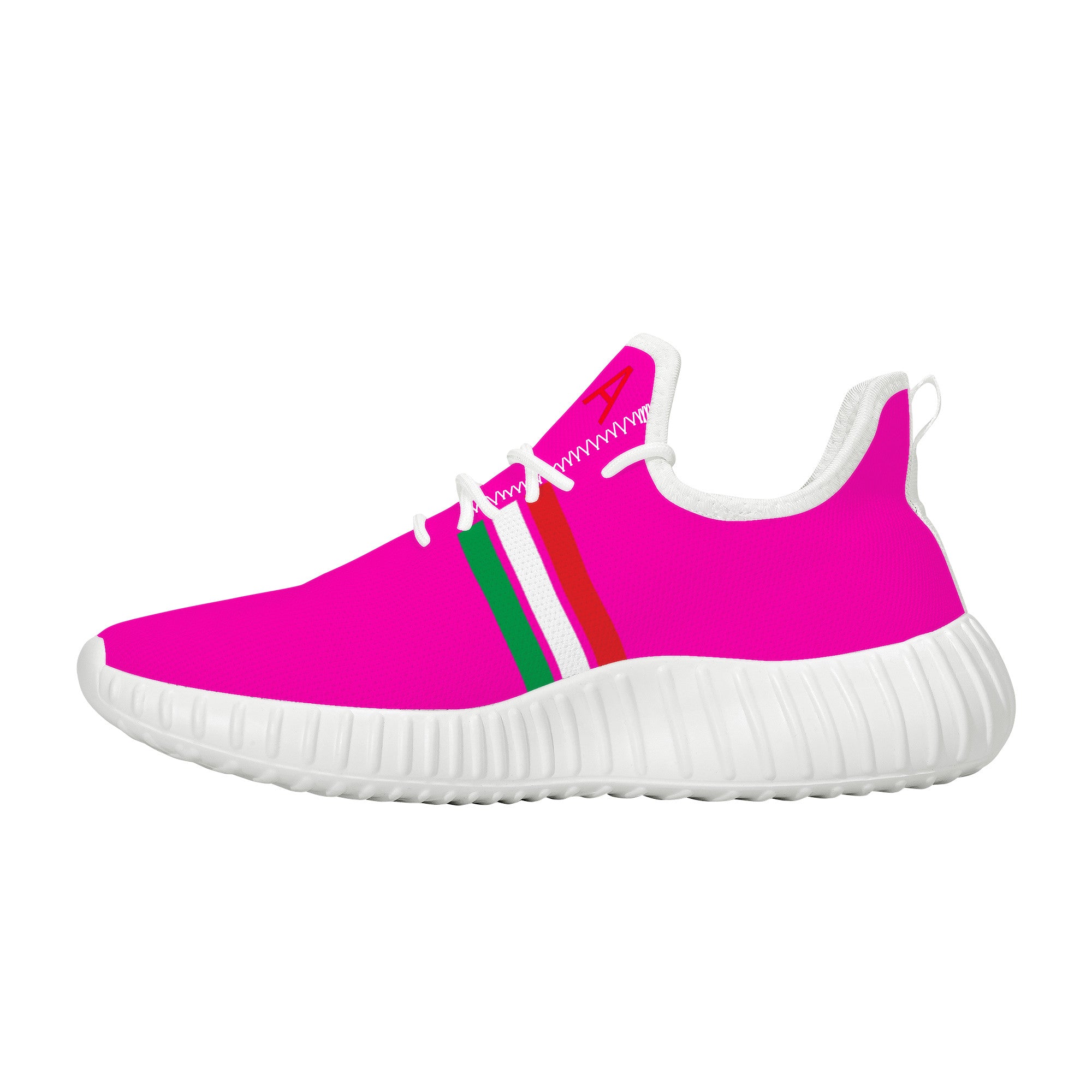 Italia Mesh Knit Sneakers - Pink