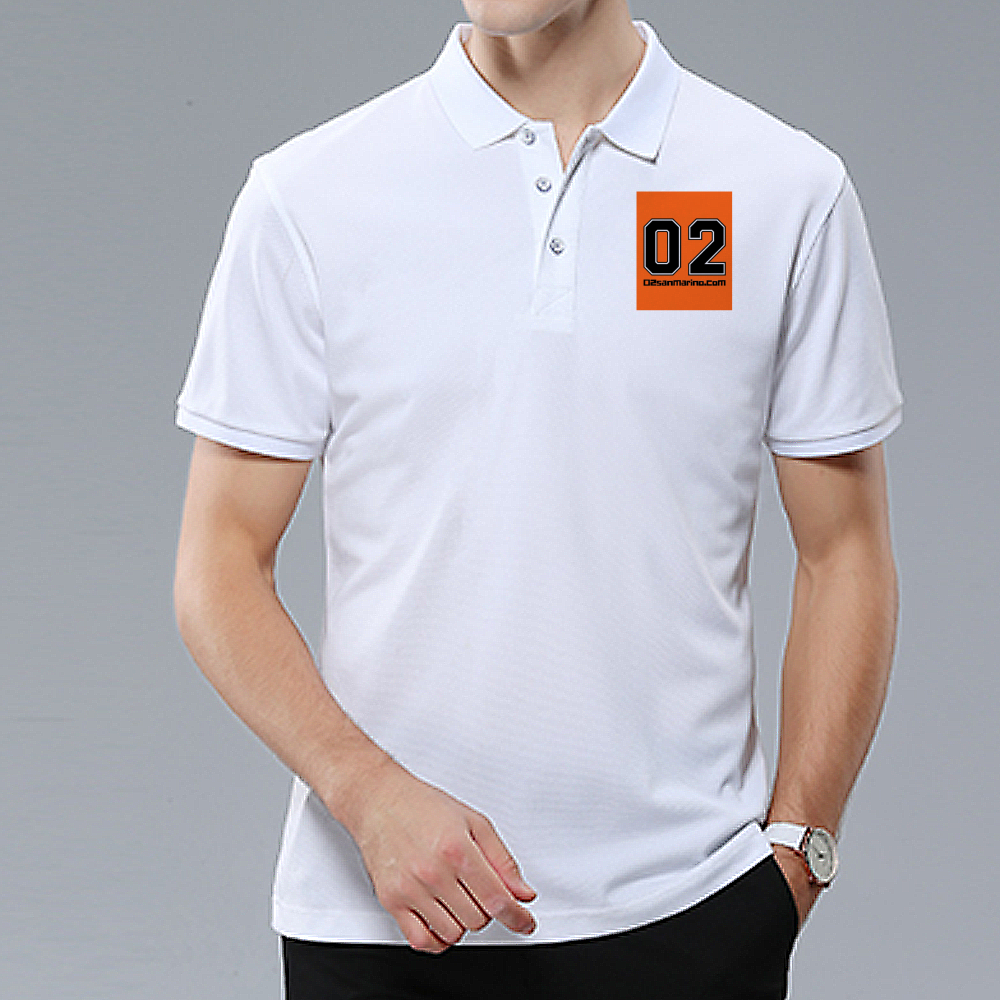 02 Men Classic Polo Shirt Short Sleeve Comfortable Breathable Modern Fit