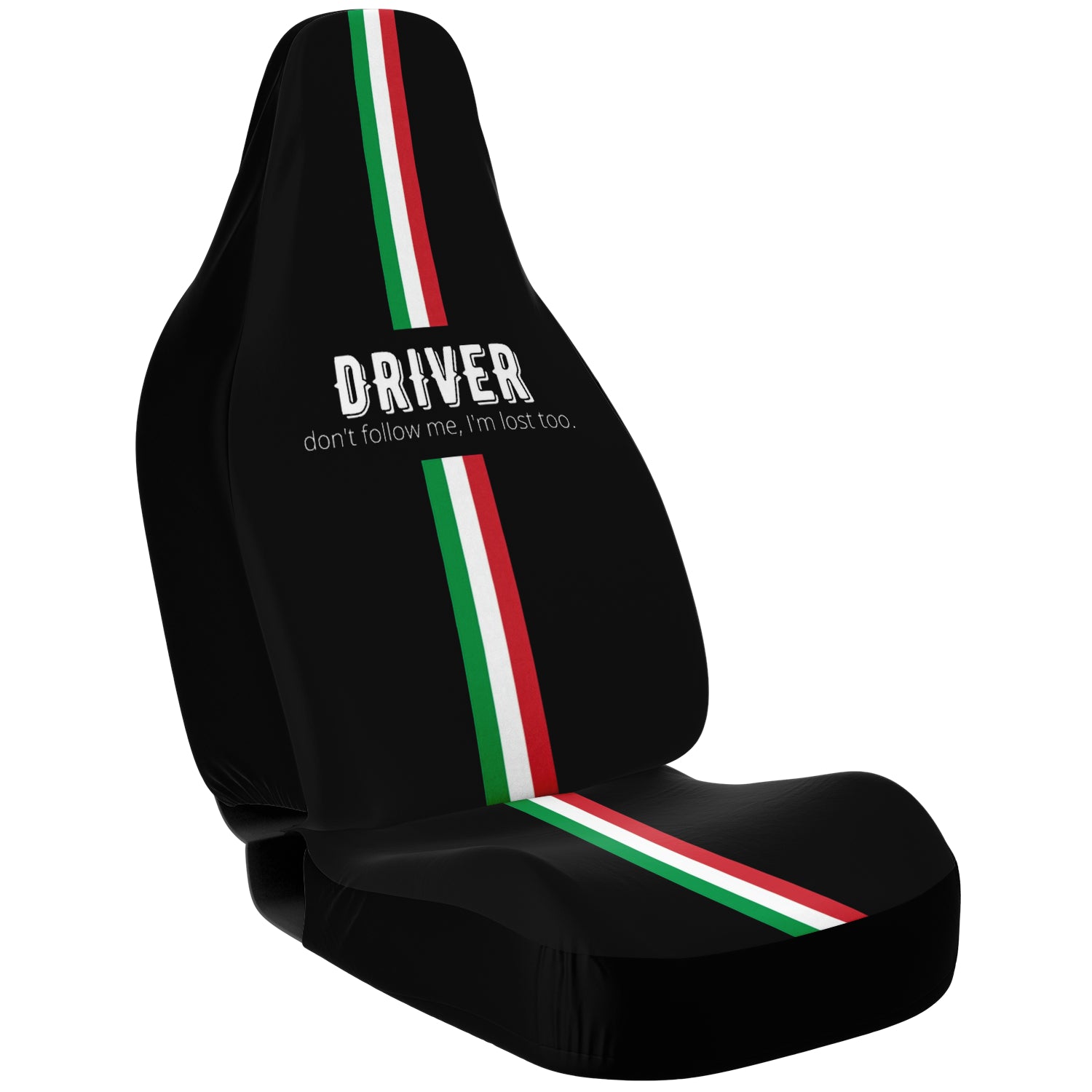 Funny Italia Driver/Navigator Car Seat Covers (Set of 2)