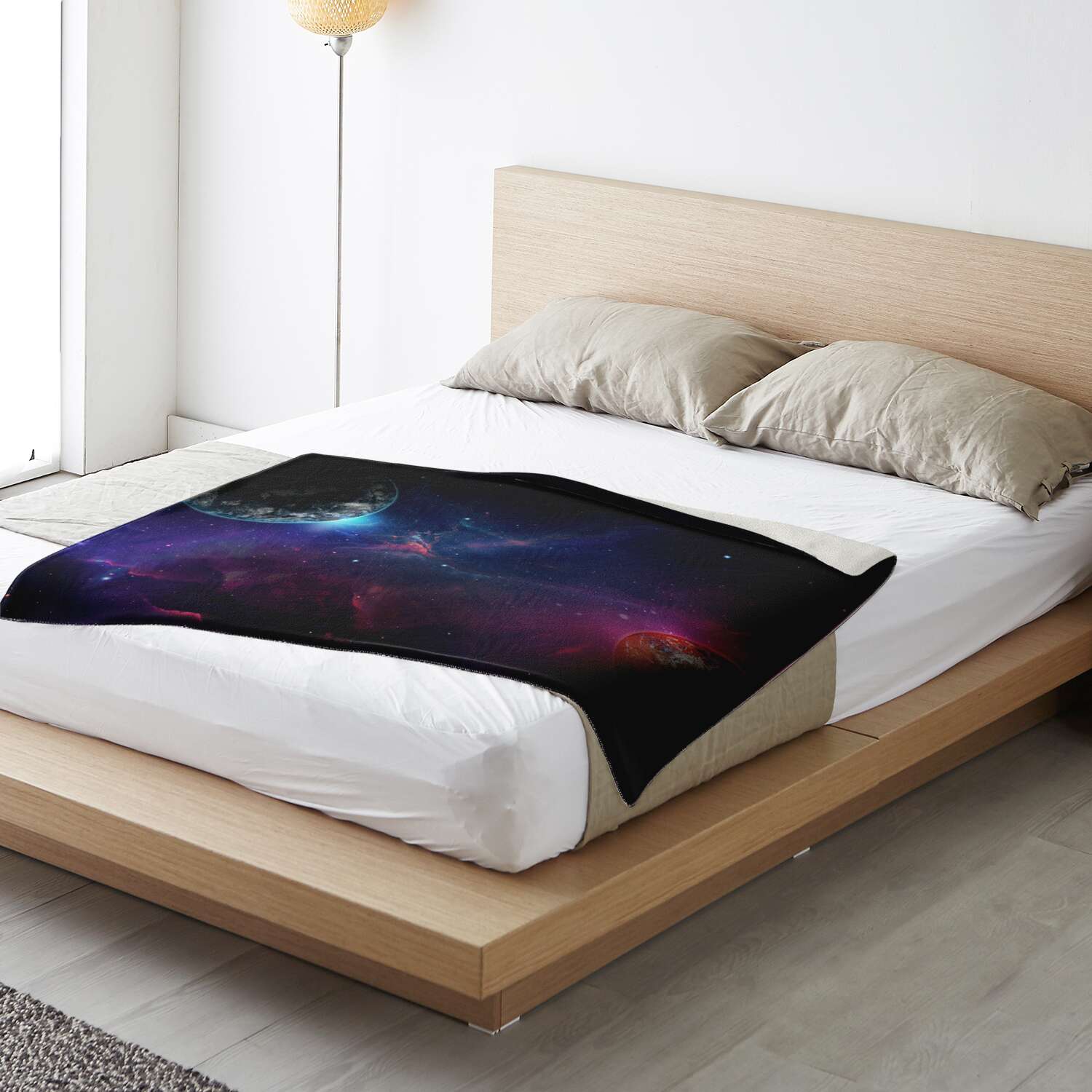 Space Galaxy Premium Microfleece Blanket