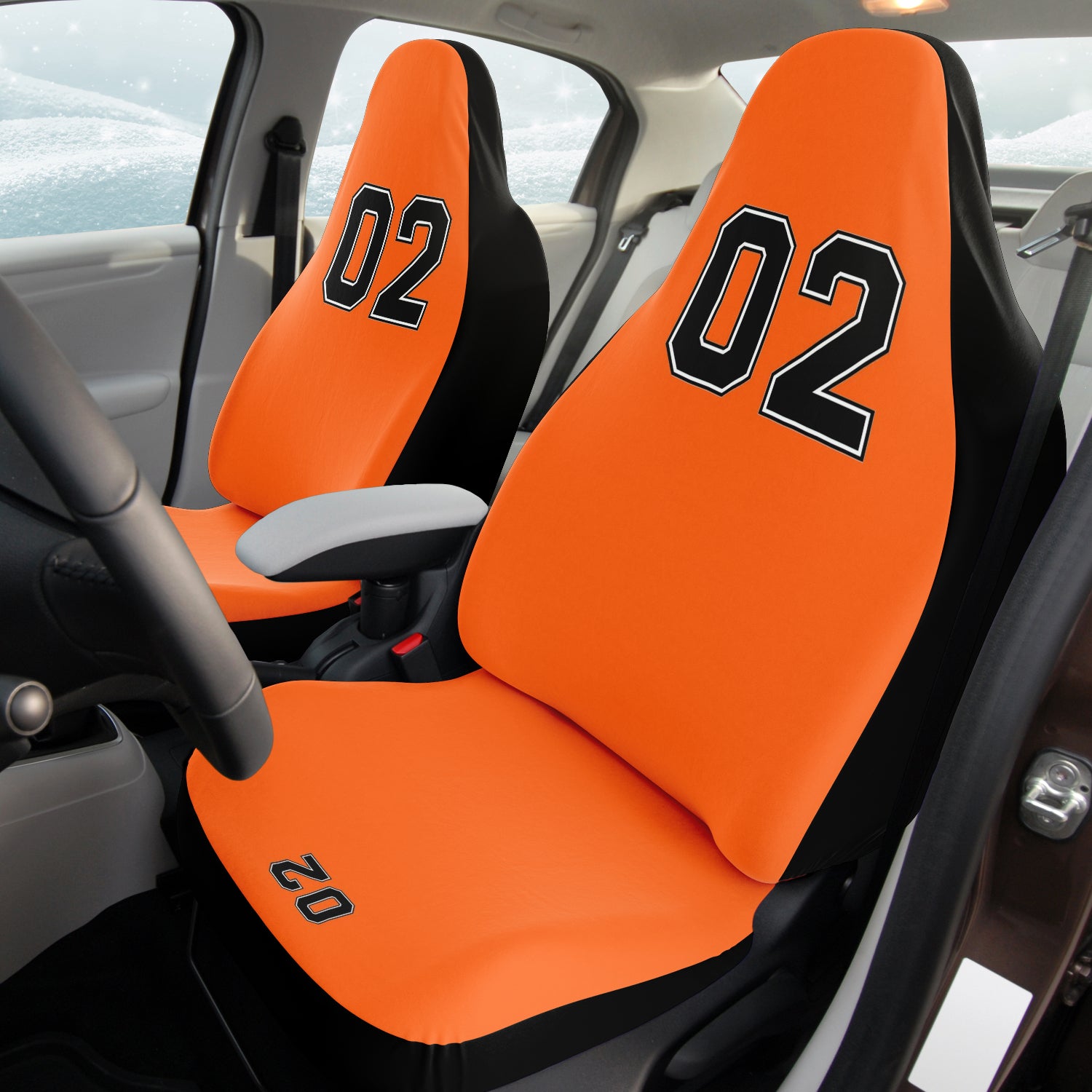 02 Car Seat Covers (Set Of 2)