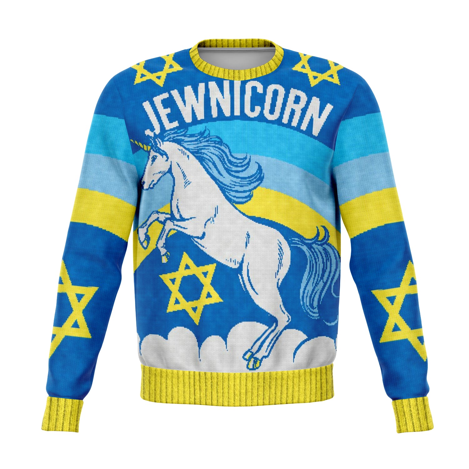 Jewnicorn Ugly Xmas Sweatshirt