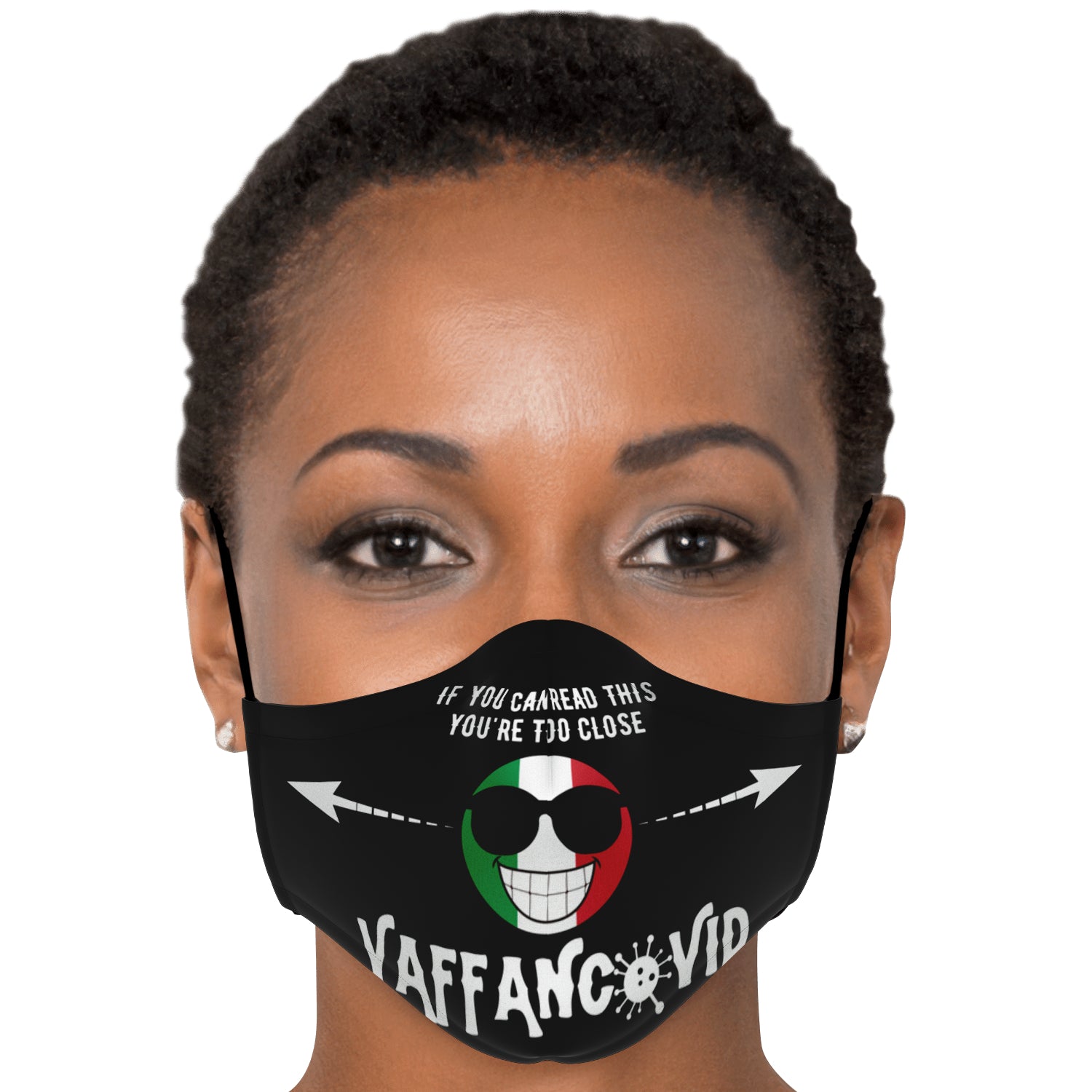 Vaffancovid You're Too Close Face Mask + 2 PM 2.5 Filters