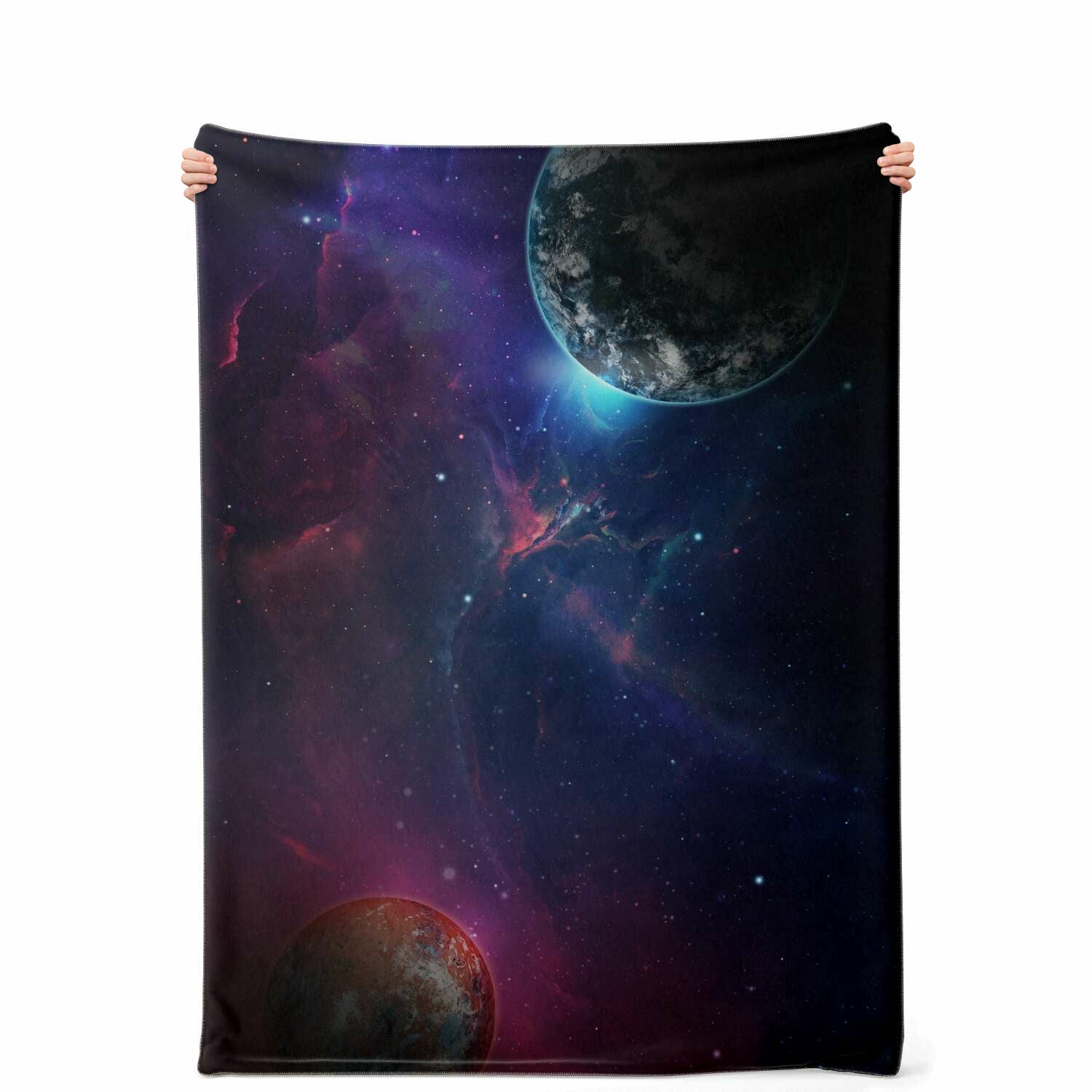 Space Galaxy Premium Microfleece Blanket
