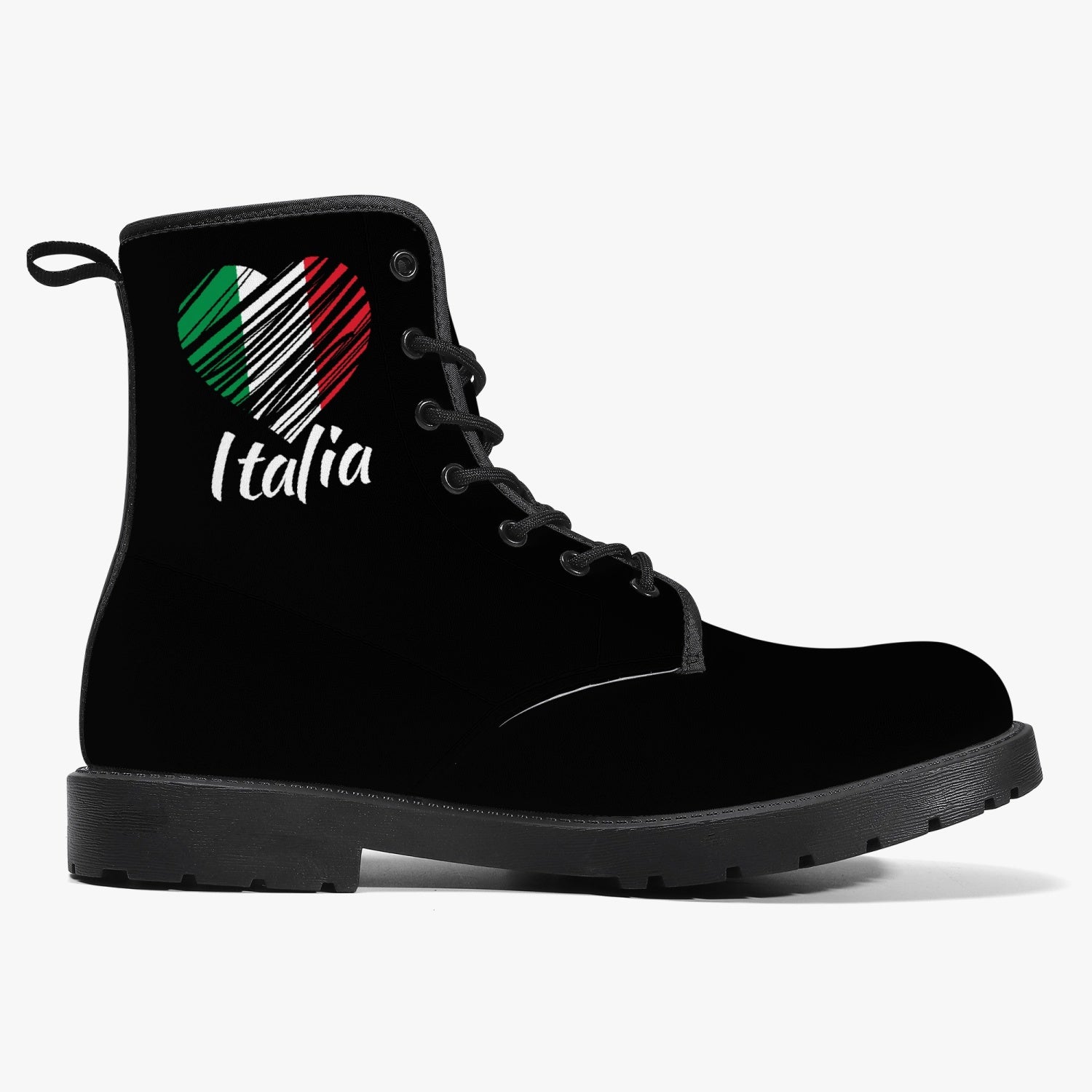 I Love Italy Trendy Leather Boots