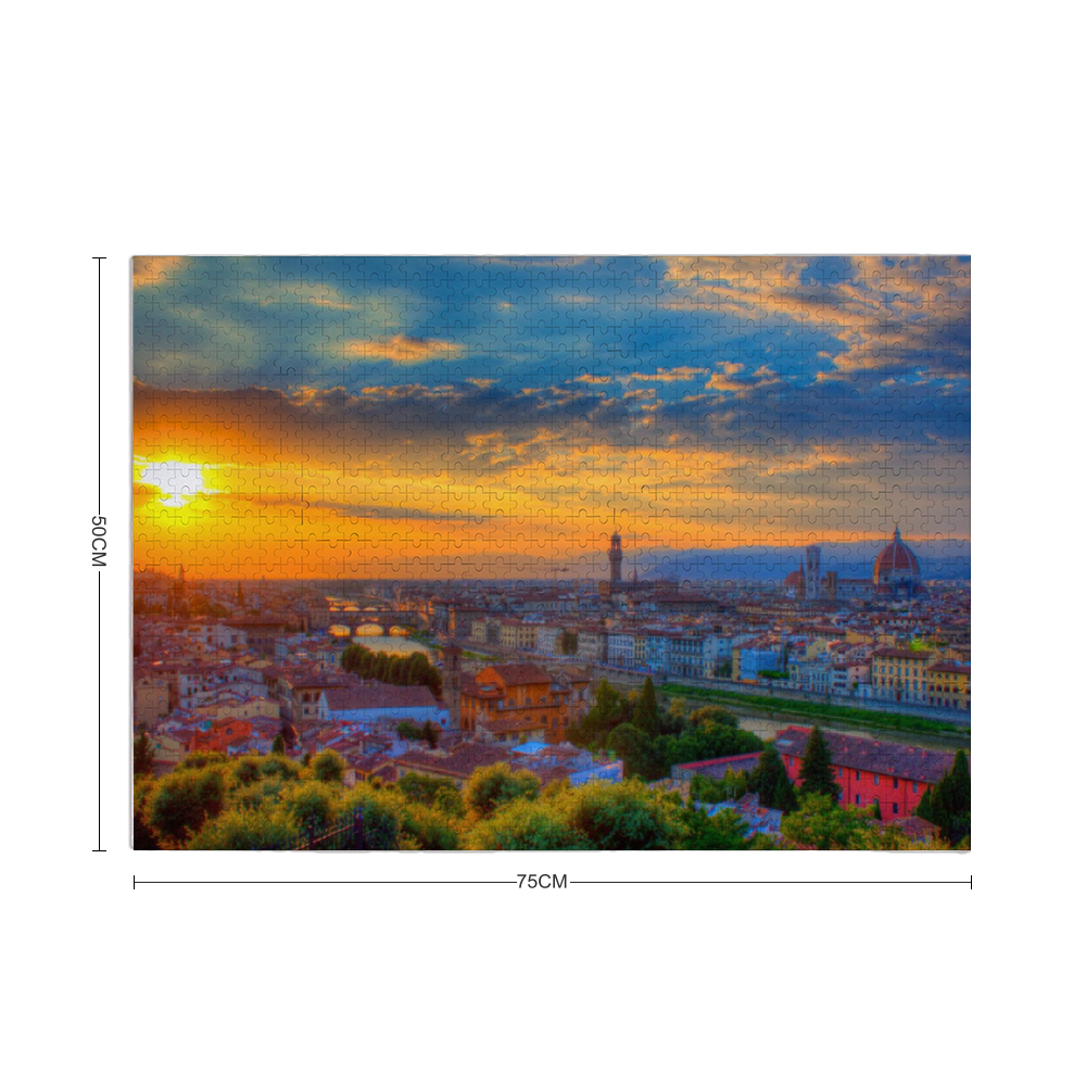Florence Jigsaw Wooden Puzzle 1000 Pieces