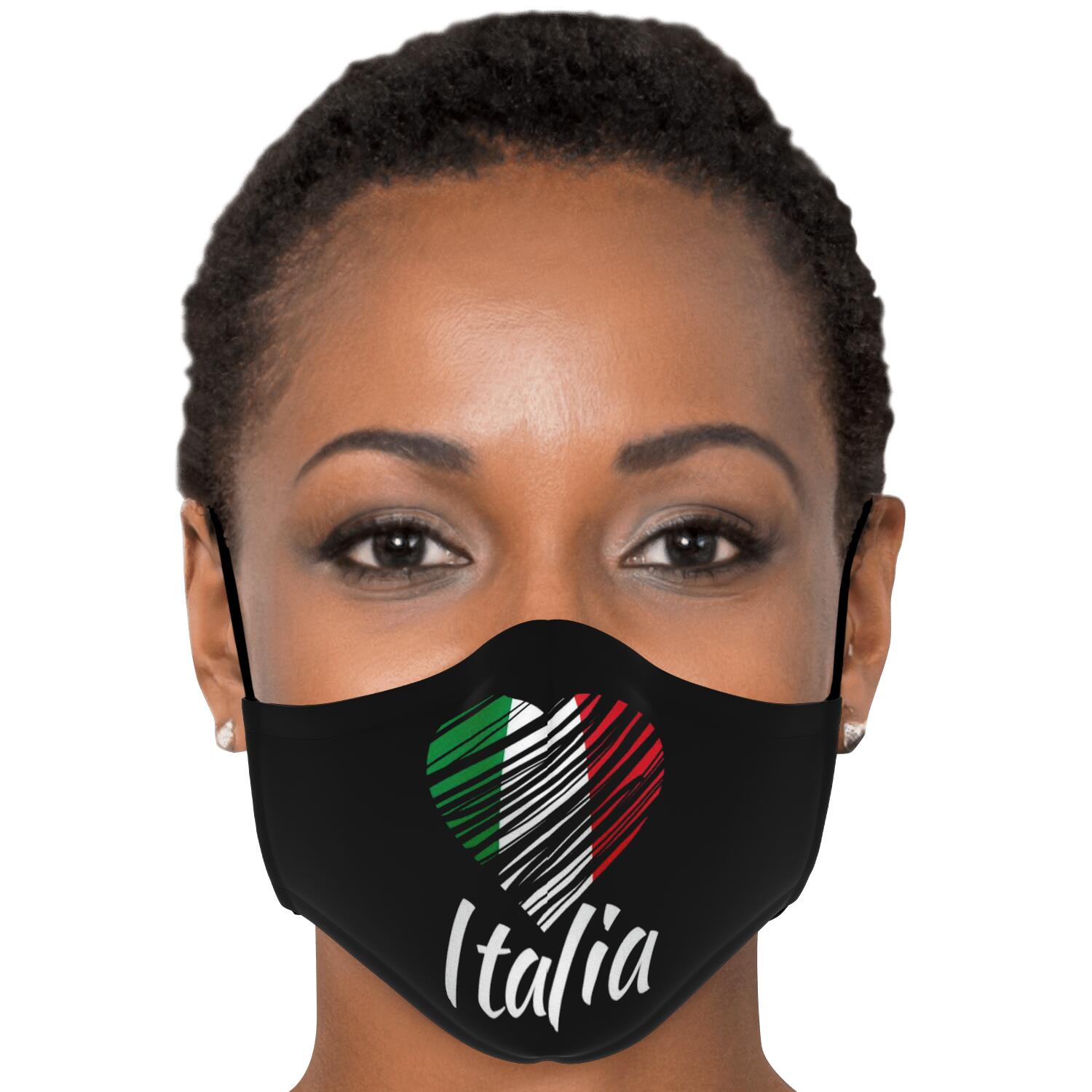 I Love Italy Custom Face Mask + 2 PM 2.5 Filters