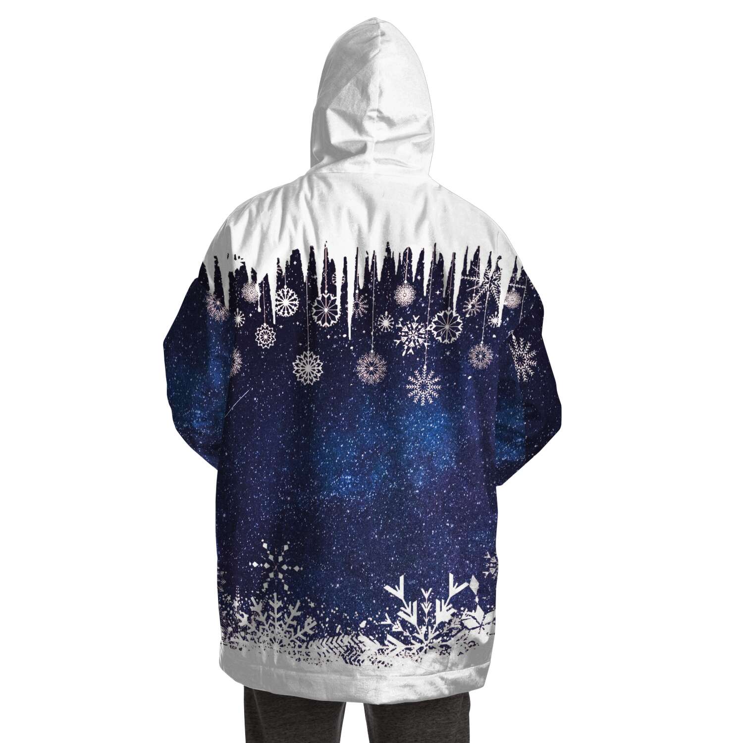 Vaffanculo Merry Xmas Galaxy Ugly Xmas Snug Hoodie