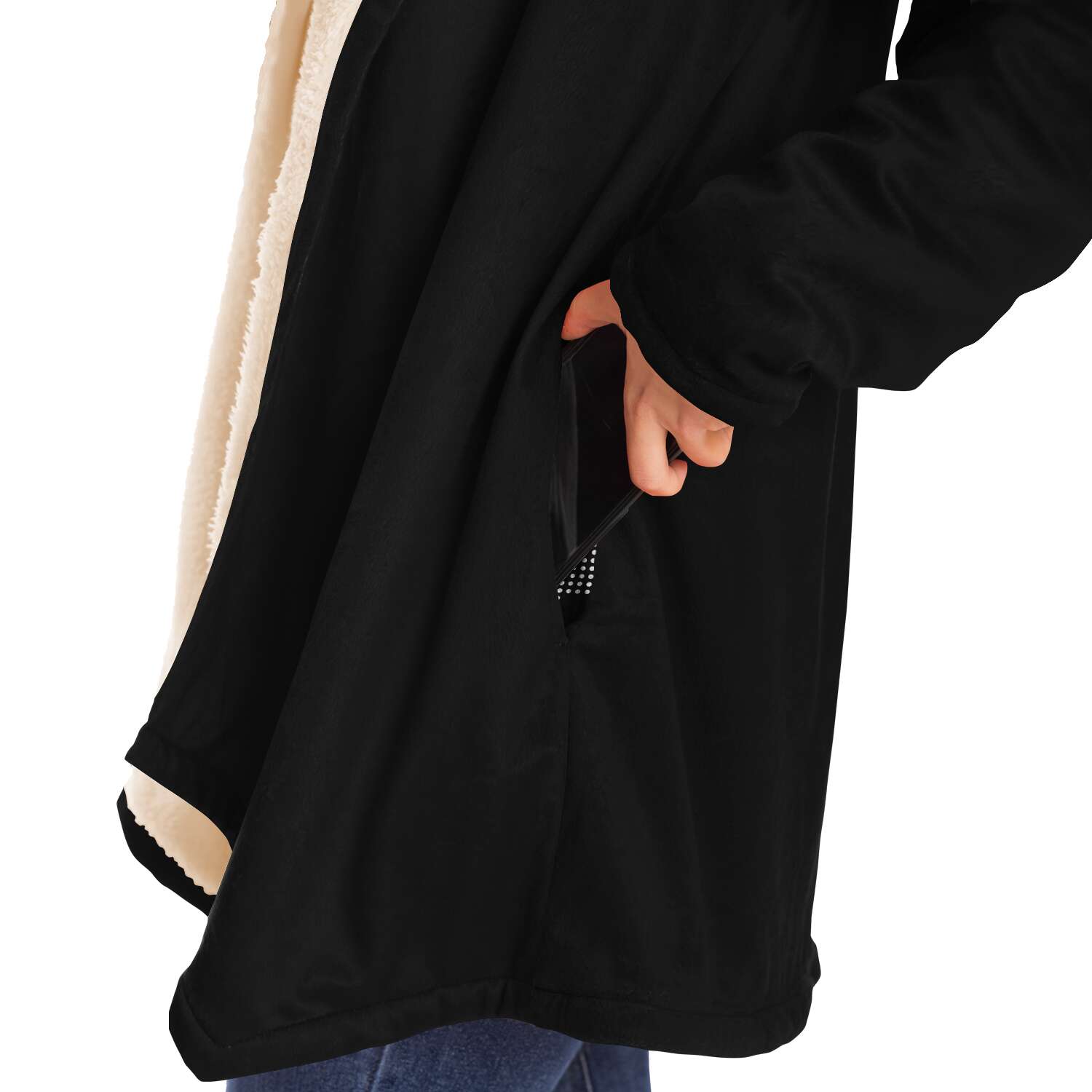Vaffanculo I'm Social Distancing Microfleece Cloak