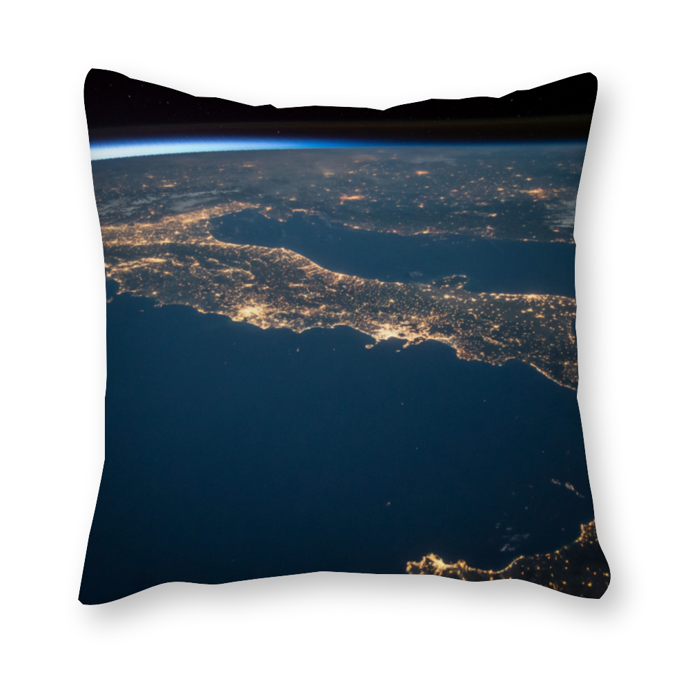 Italy Sat View Pillow Covers Set of 2