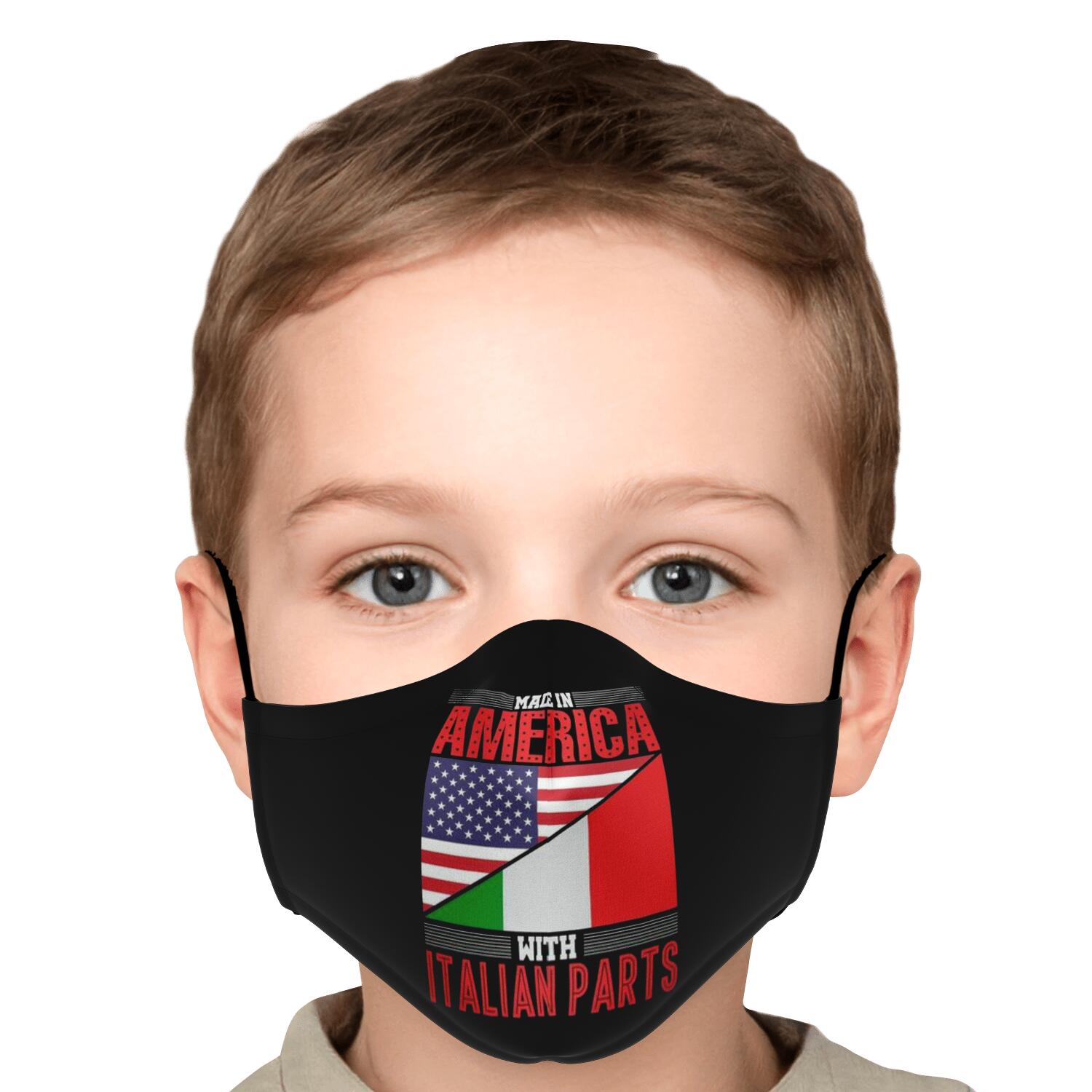 America Italian Parts Face Mask + 2 PM 2.5 Filters