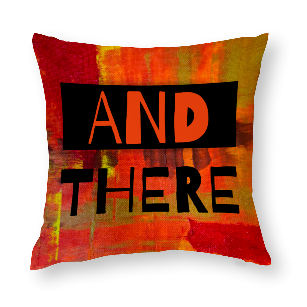 We Had Sex Here And There Paint Effect Polyster Cotton Throw Pillow Covers Set of 4