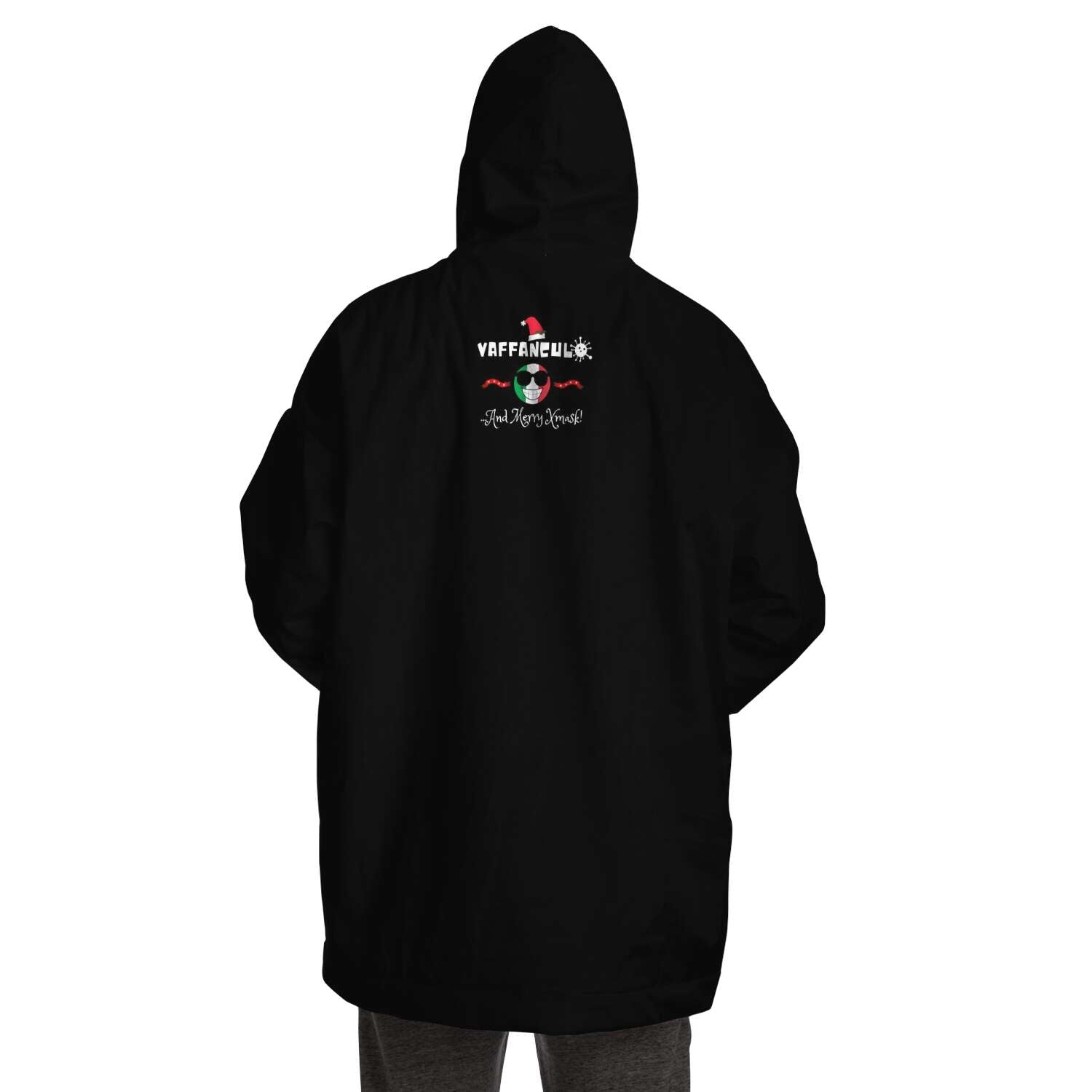 Vaffanculo And Merry Xmask Snug Hoodie