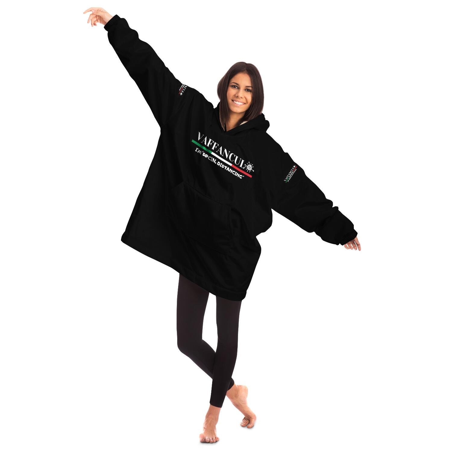 Vaffanculo I'm "Social Distancing" Snug Hoodie