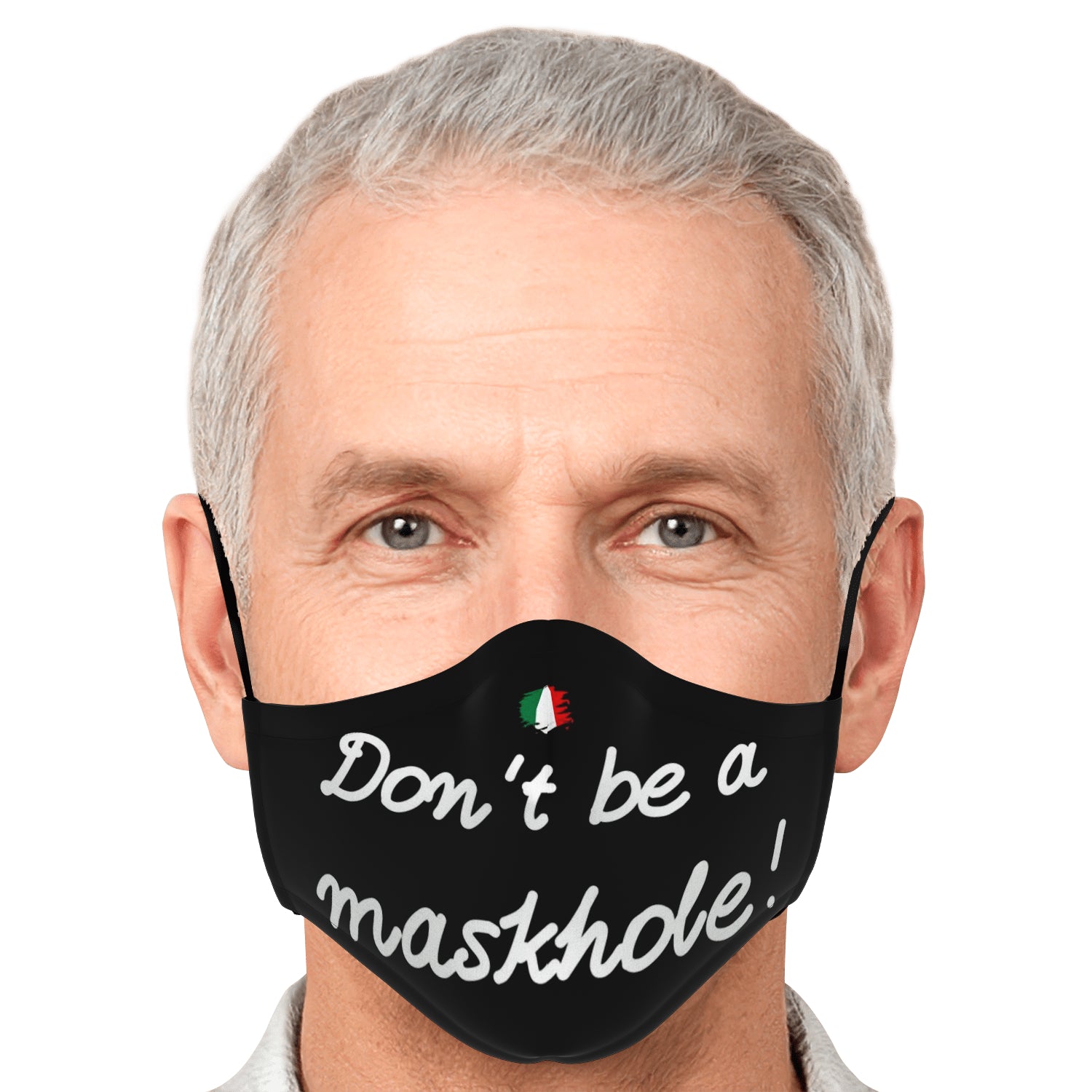 Don't Be A Maskhole! Funny Face Mask + 2 PM 2.5 Filters