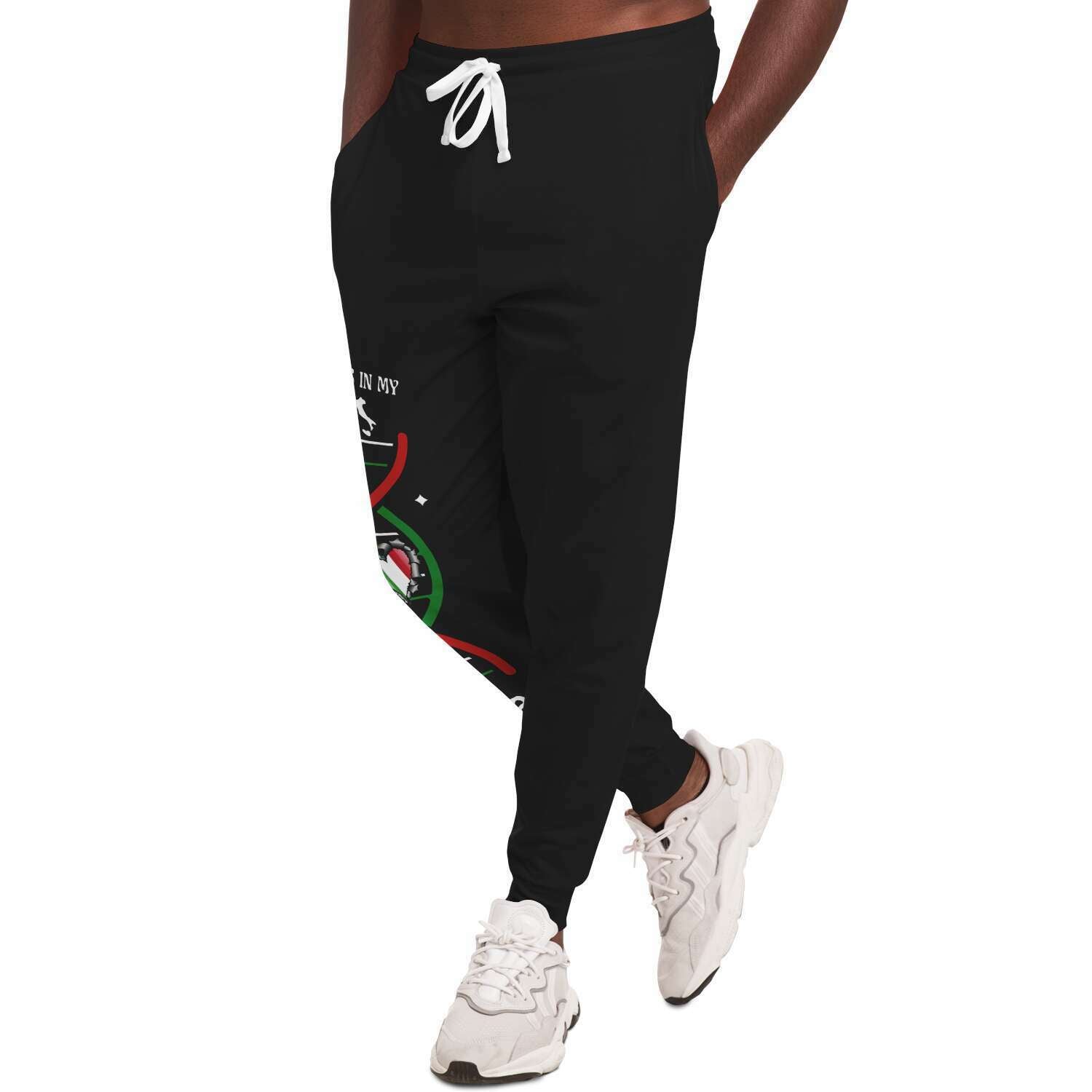 Italy DNA Flag Joggers