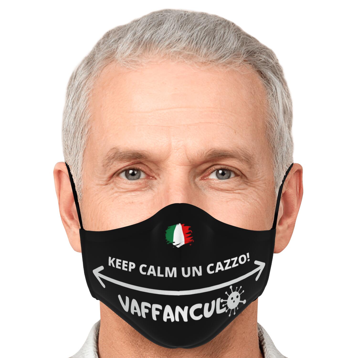 Keep Calm Un Cazzo! Face Mask + 2 PM 2.5 Filters