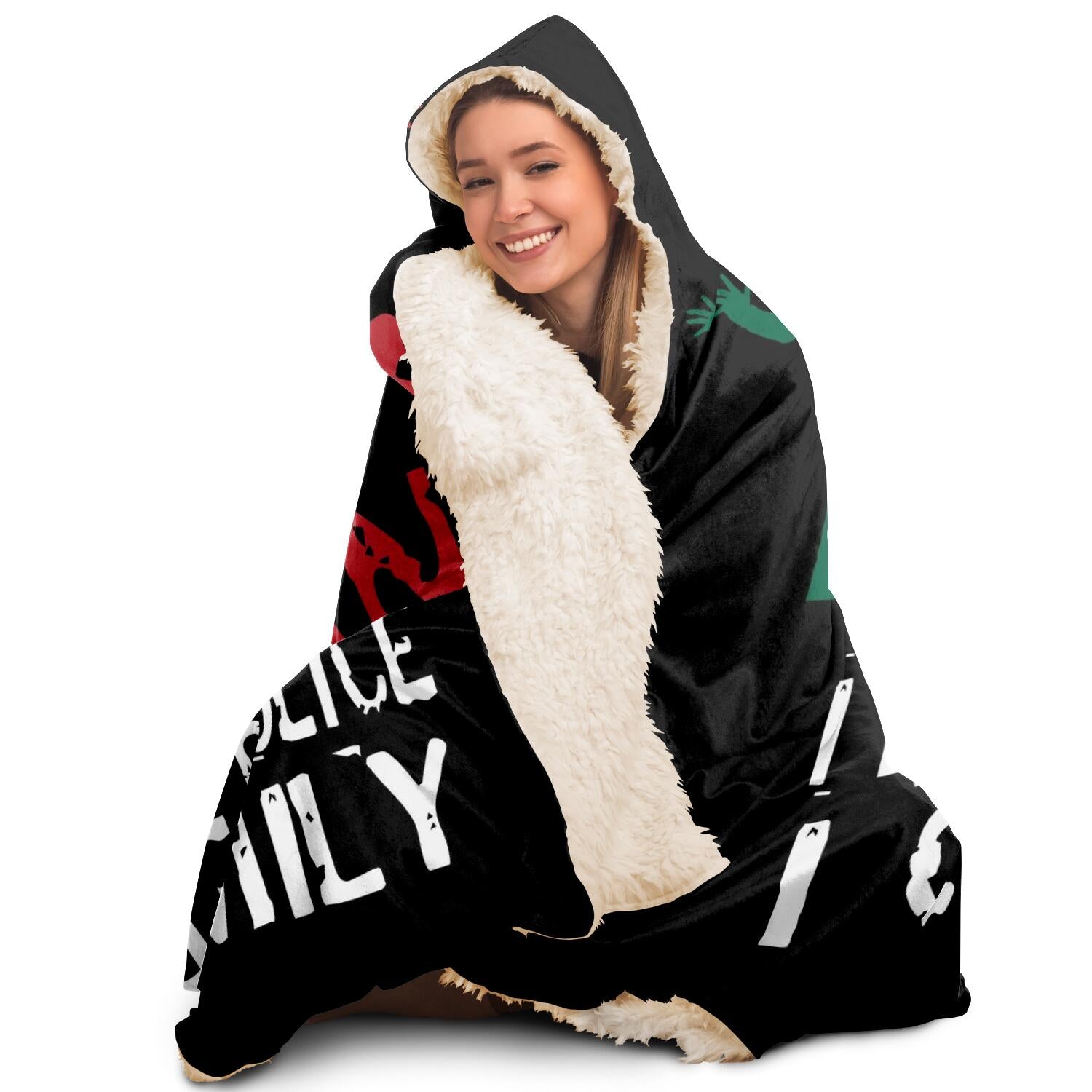 I'm Italian I Call Family Hooded Blanket