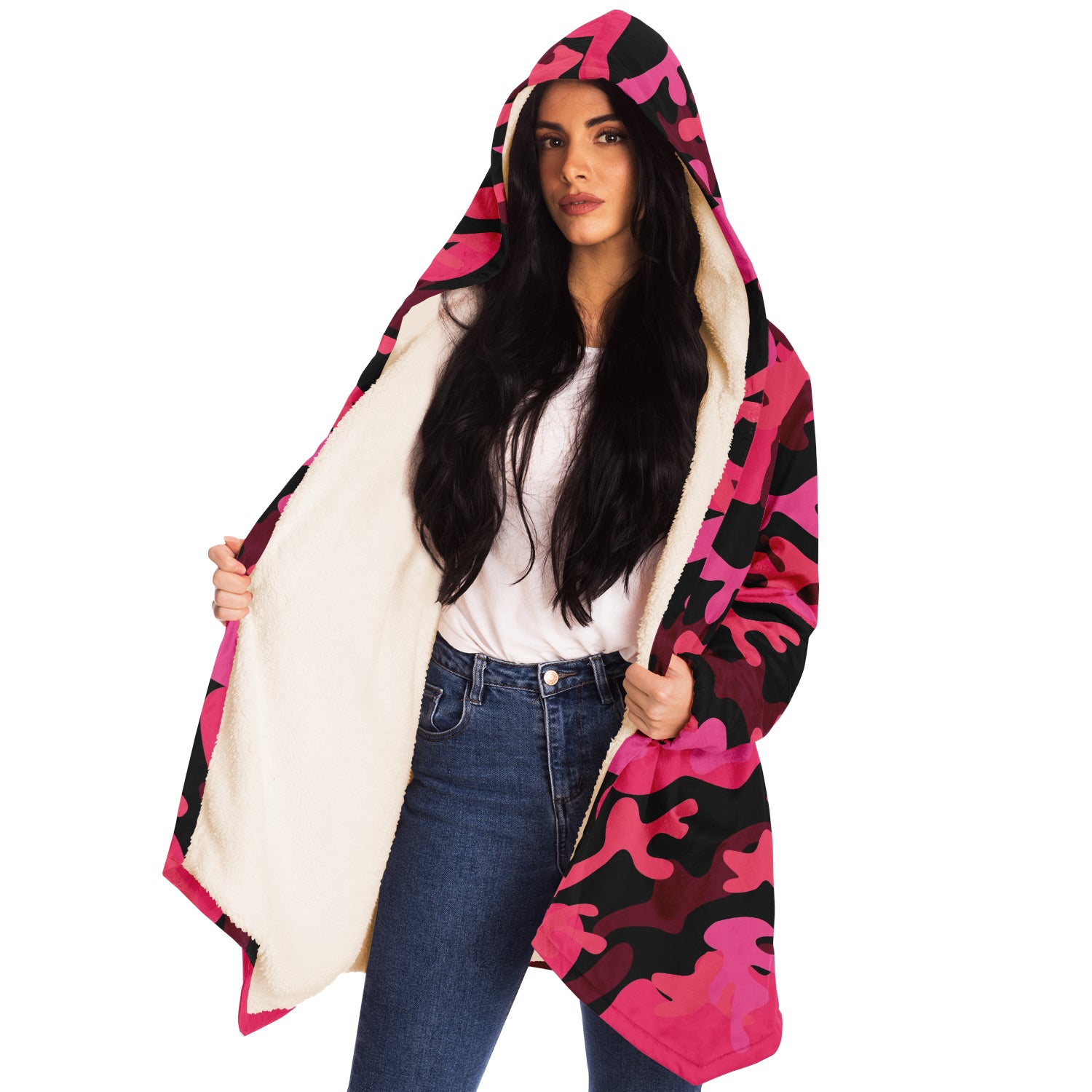 Italian Pride Pink Camo Cloak