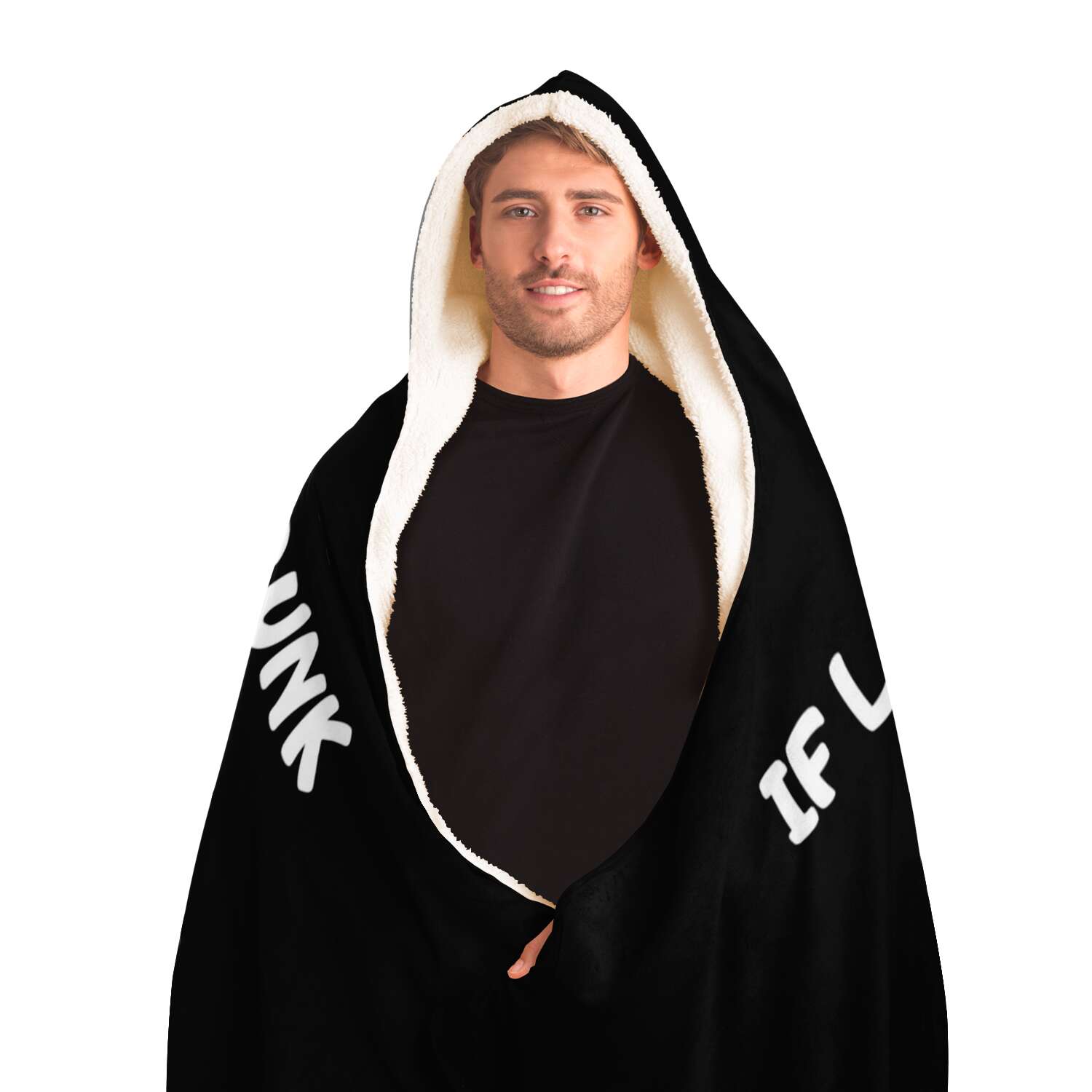 Funny Lost Or Drunk Hooded Blanket