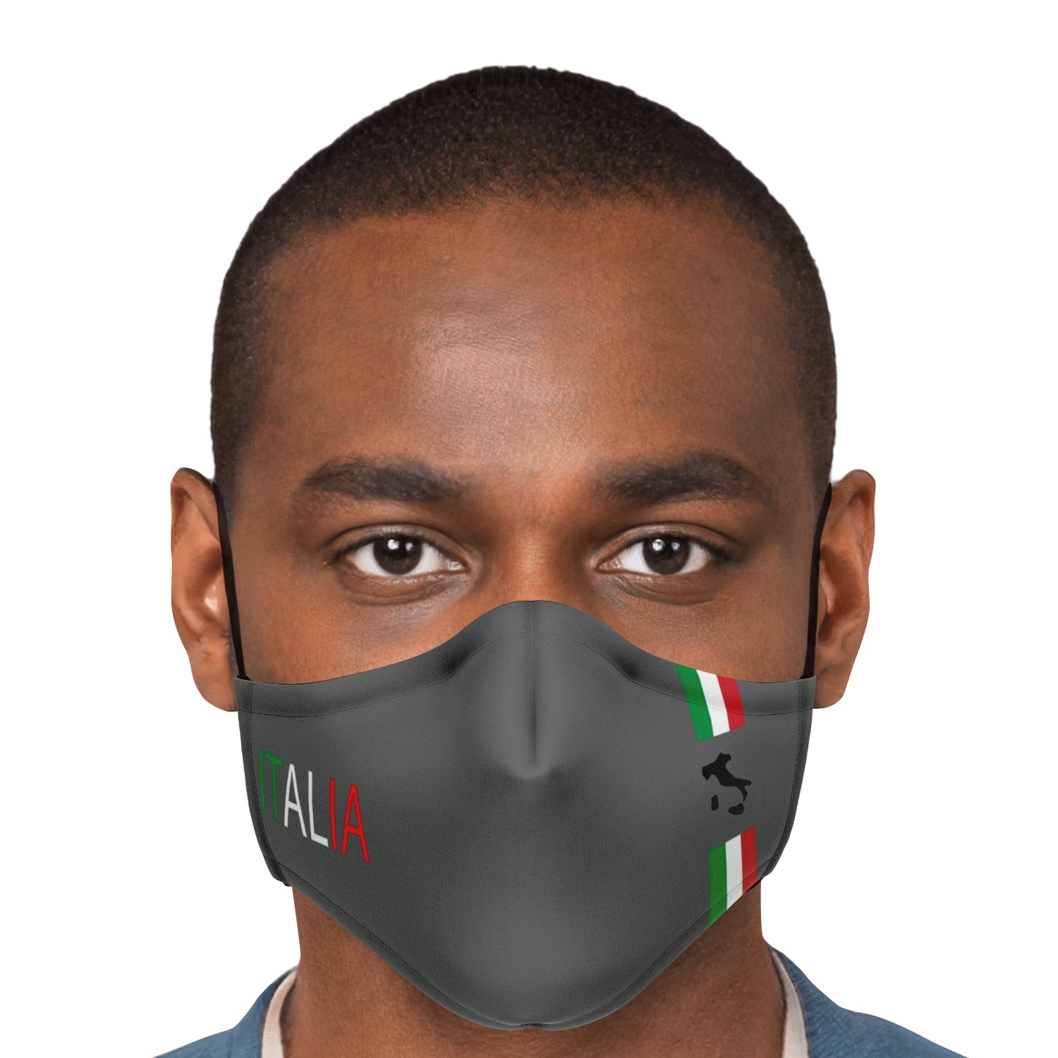 Italia Grey Face Mask + 2 PM 2.5 Filters