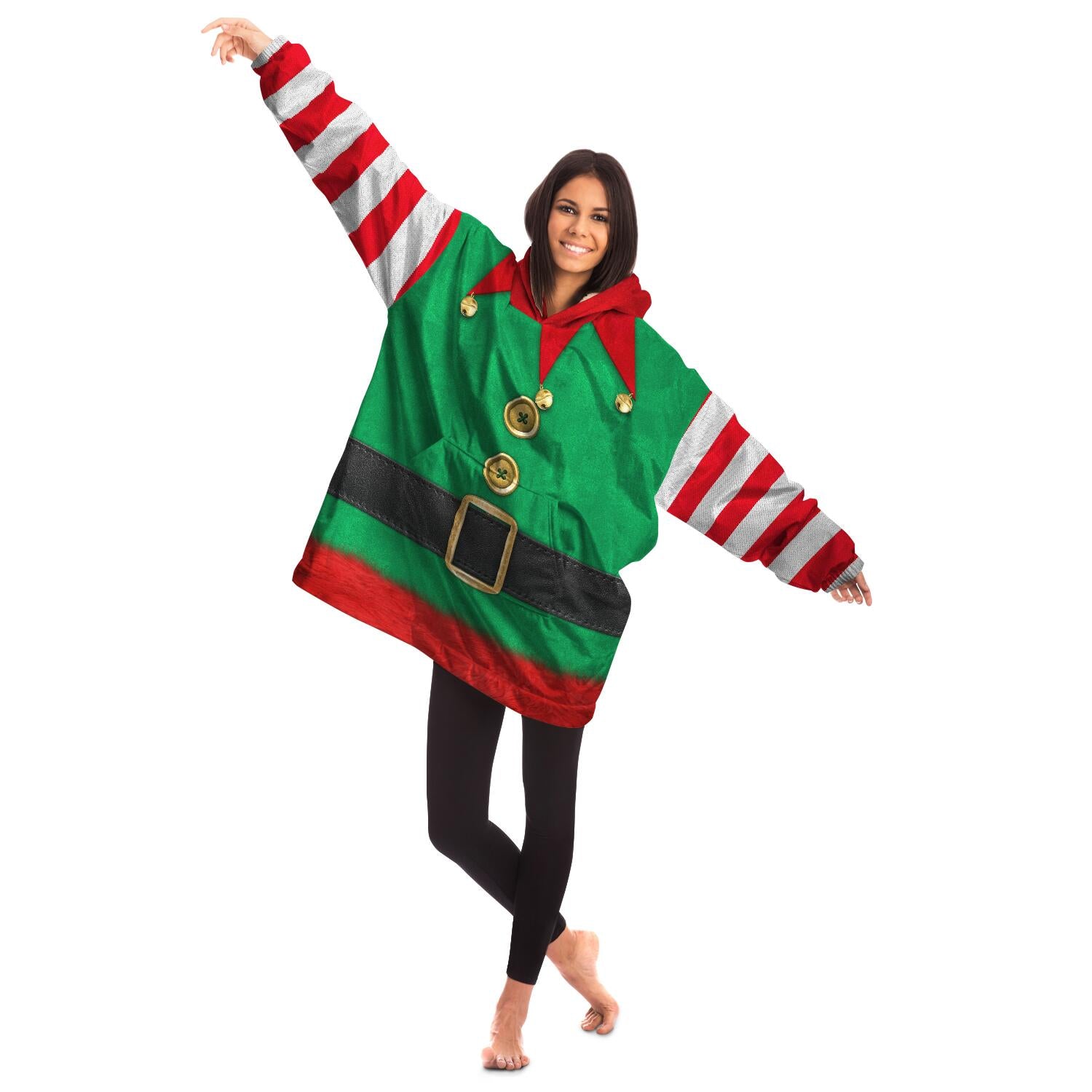 Santa's Elf Snug Hoodie AOP