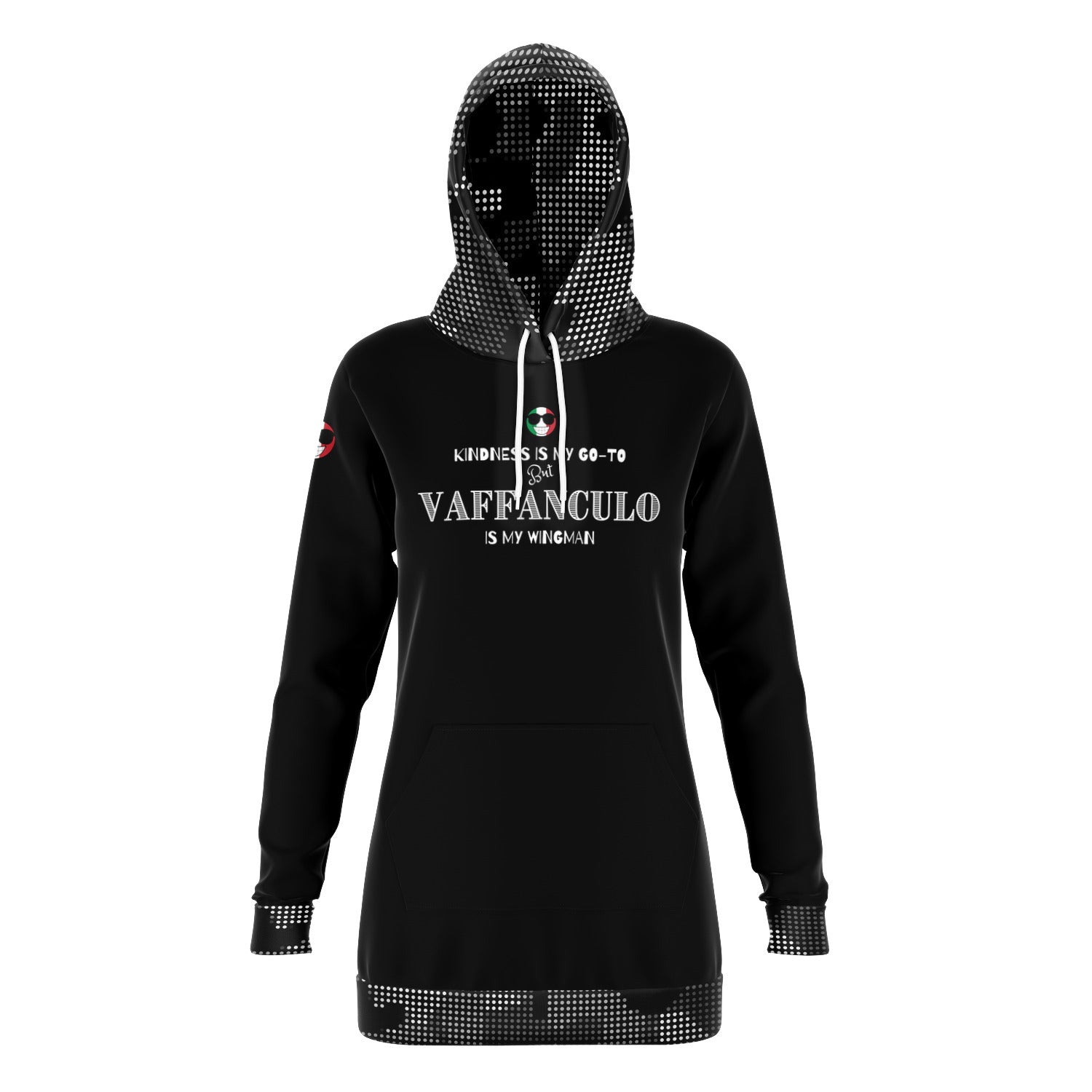 Vaffanculo Is My Wingman Hoodie Dress