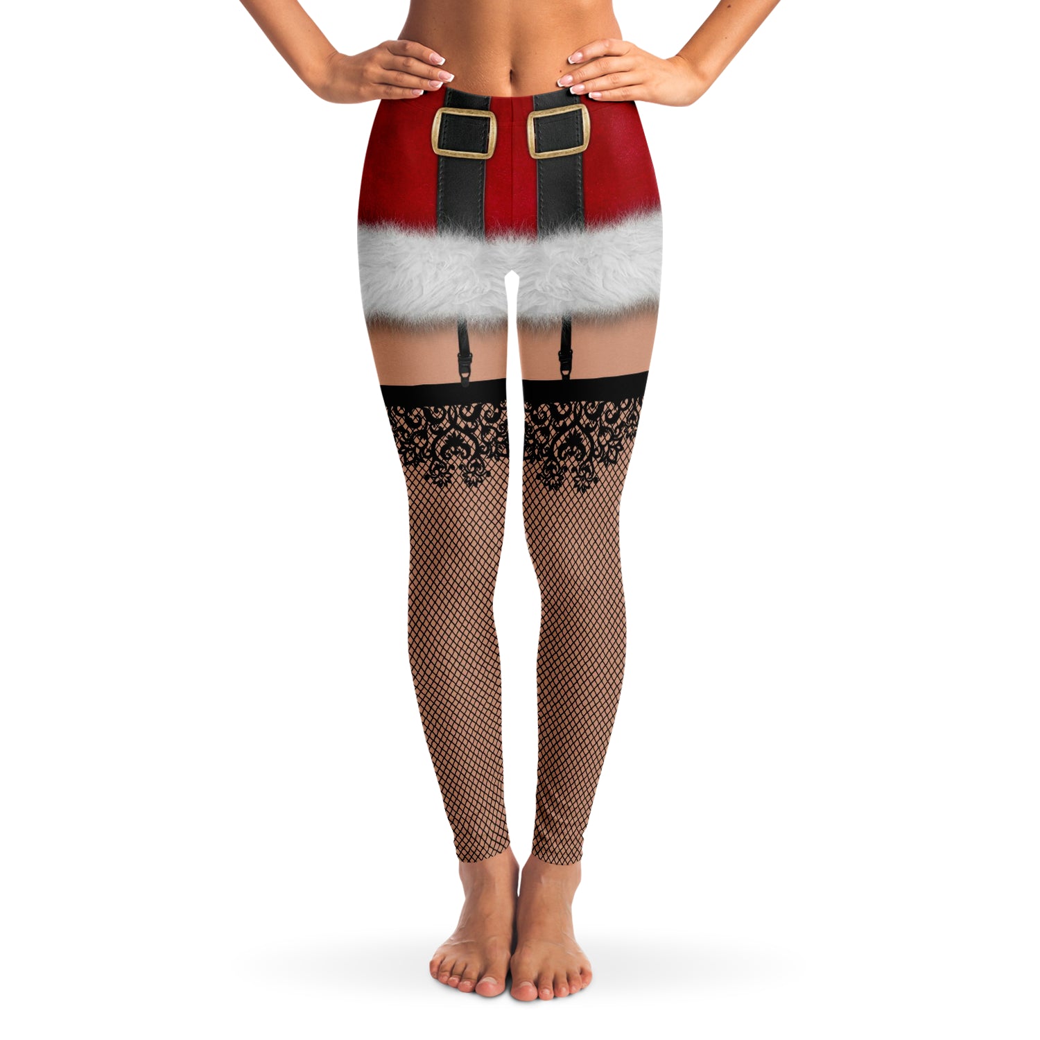 Naughty Santa Xmas Leggings