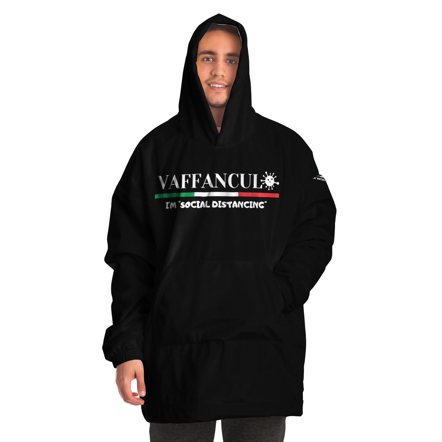 Vaffanculo I'm "Social Distancing" Snug Hoodie