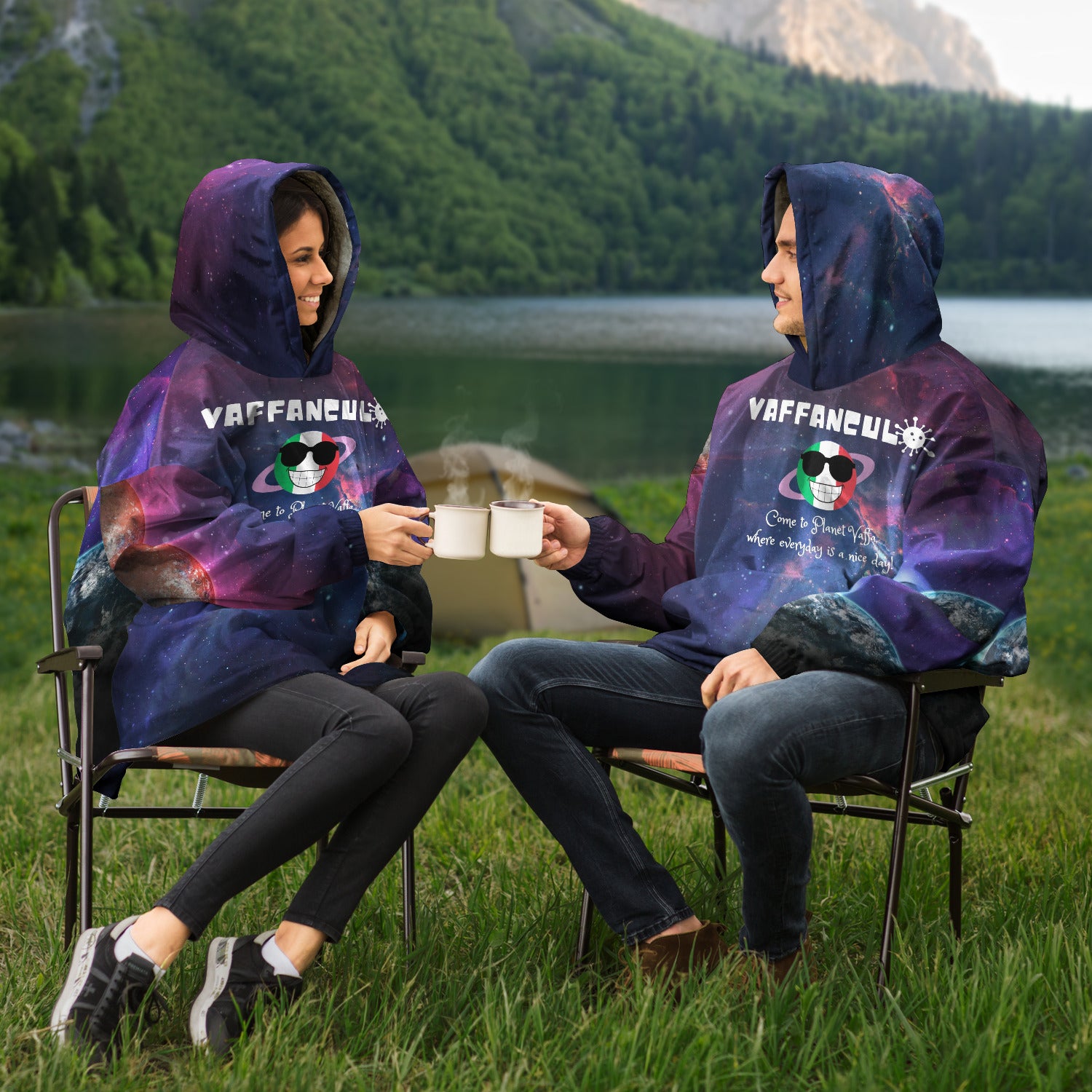 Planet Vaffanculo Where Everyday Is A Nice Day Snug Hoodie