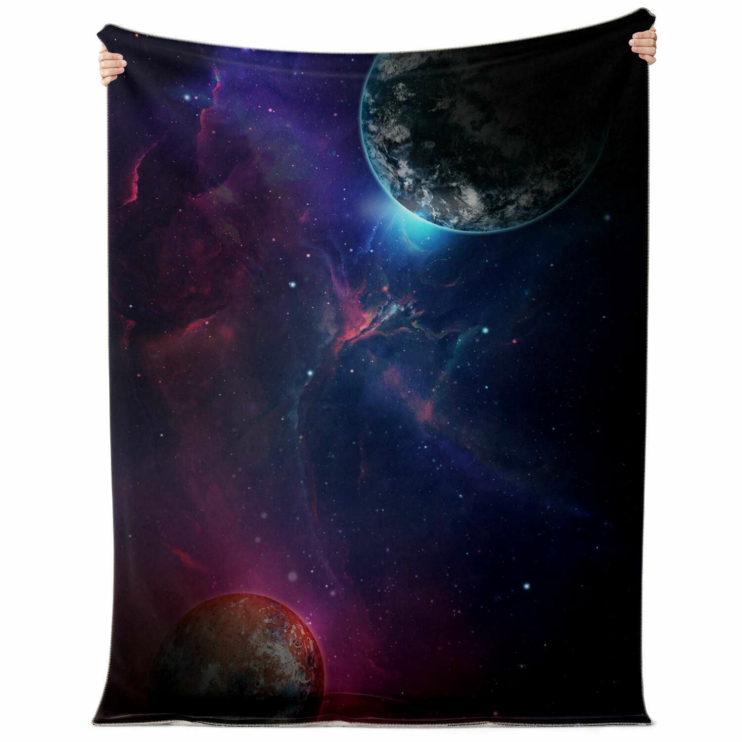 Space Galaxy Premium Microfleece Blanket