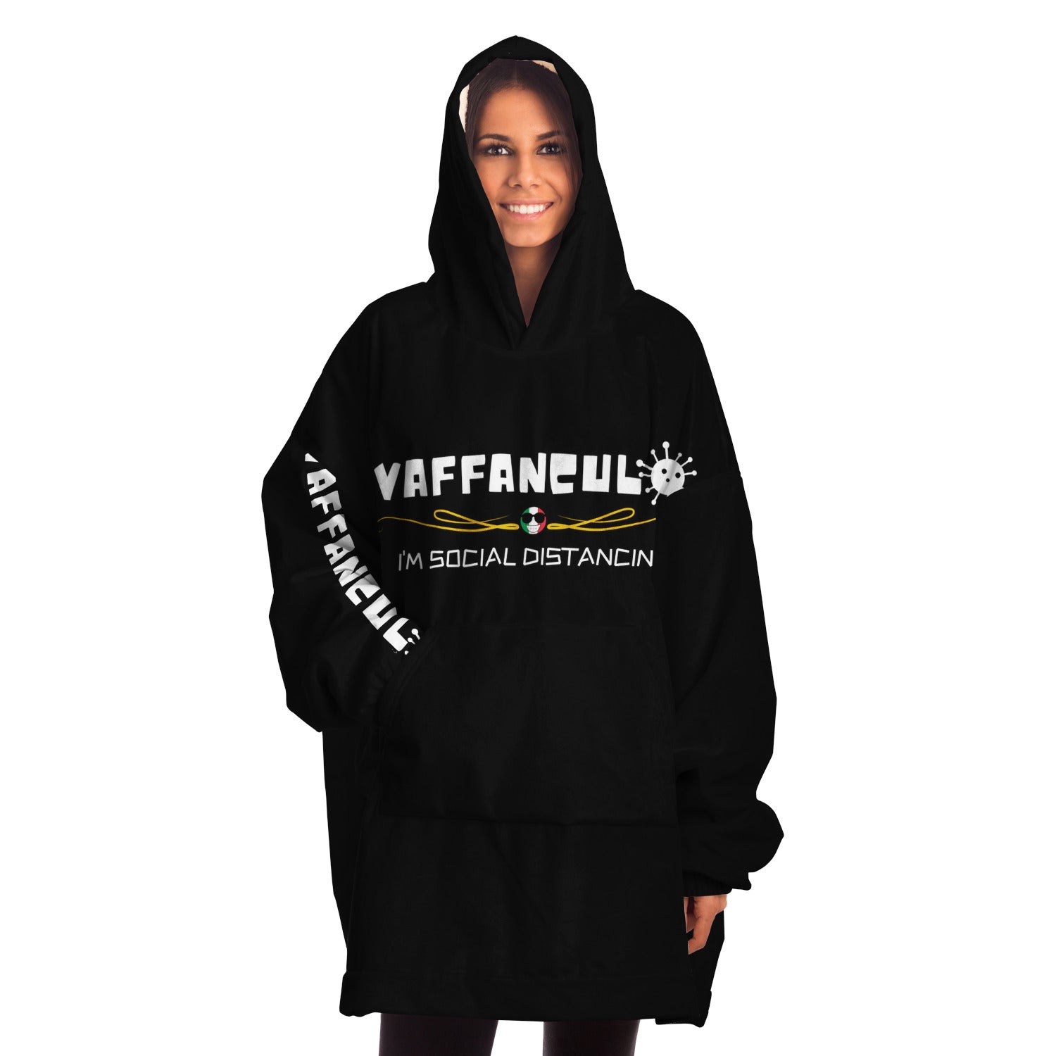 Vaffanculo I'm Social Distancing Snug Hoodie