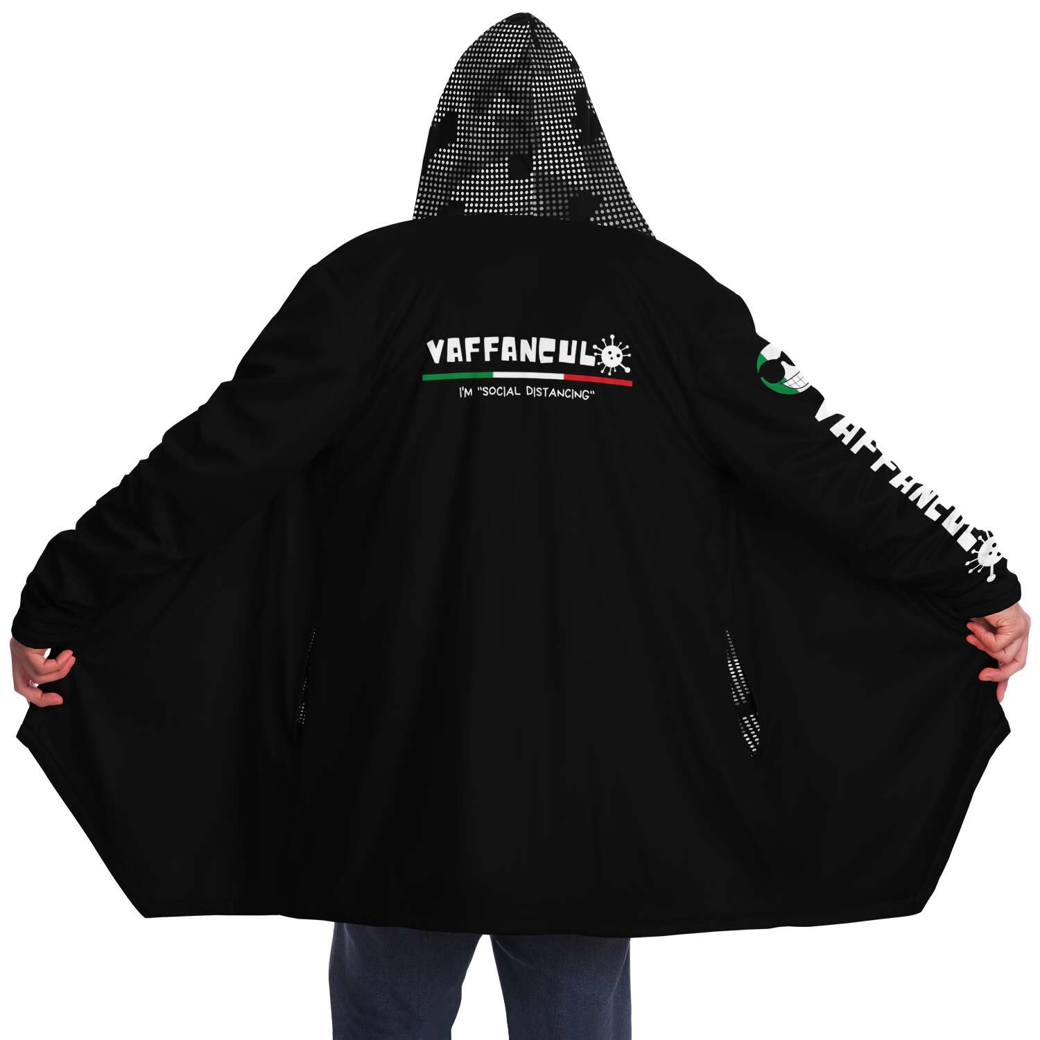 Vaffanculo I'm Social Distancing Microfleece Cloak