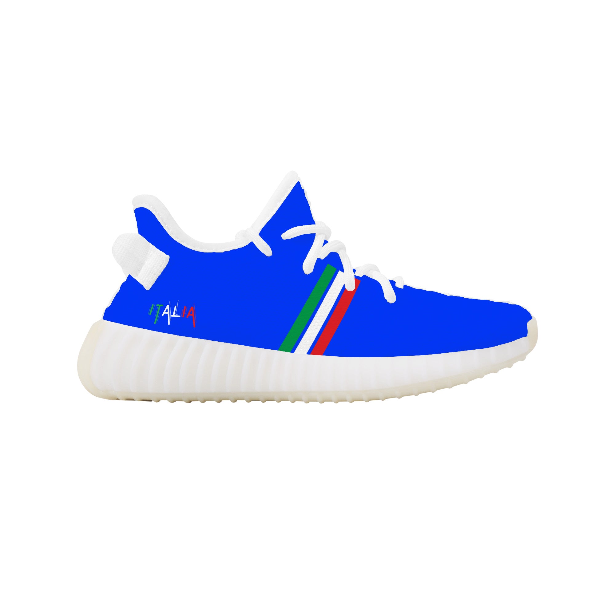 Italia Kids Mesh Knit Sneaker - Blu