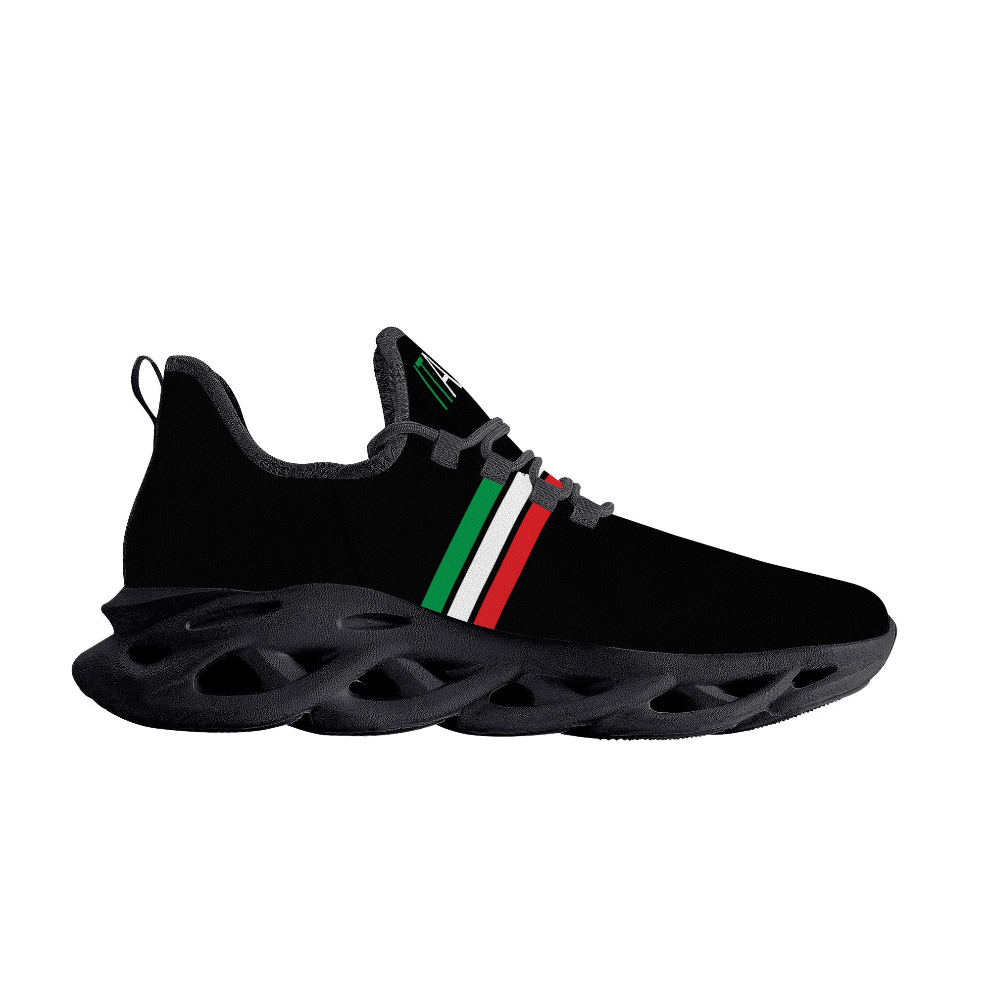 Italia Flex Control Sneakers - Black