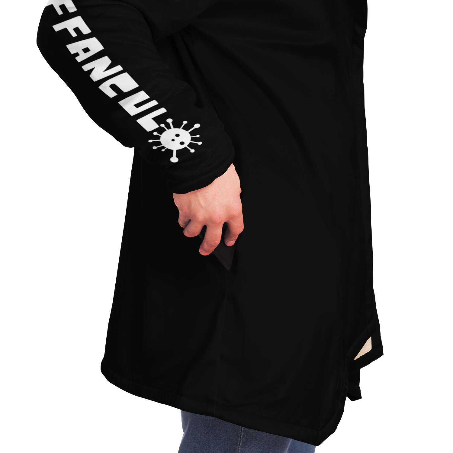 Vaffanculo I'm Social Distancing Microfleece Cloak